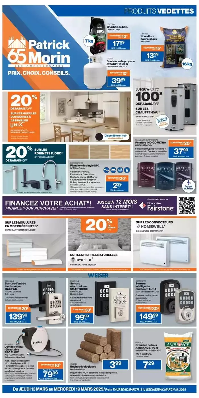 Produits Vedettes from March 13 to March 19 2025 - flyer page 1