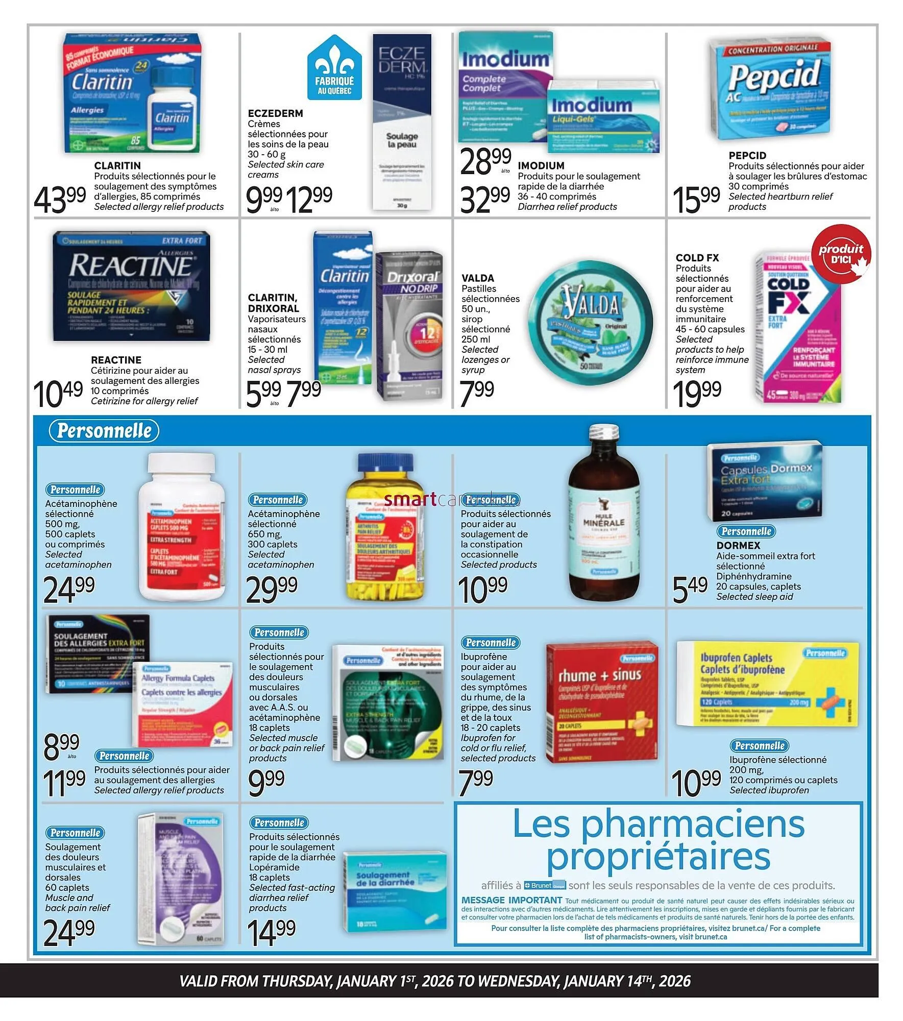 Brunet flyer from January 1 to January 14 2026 - flyer page 3