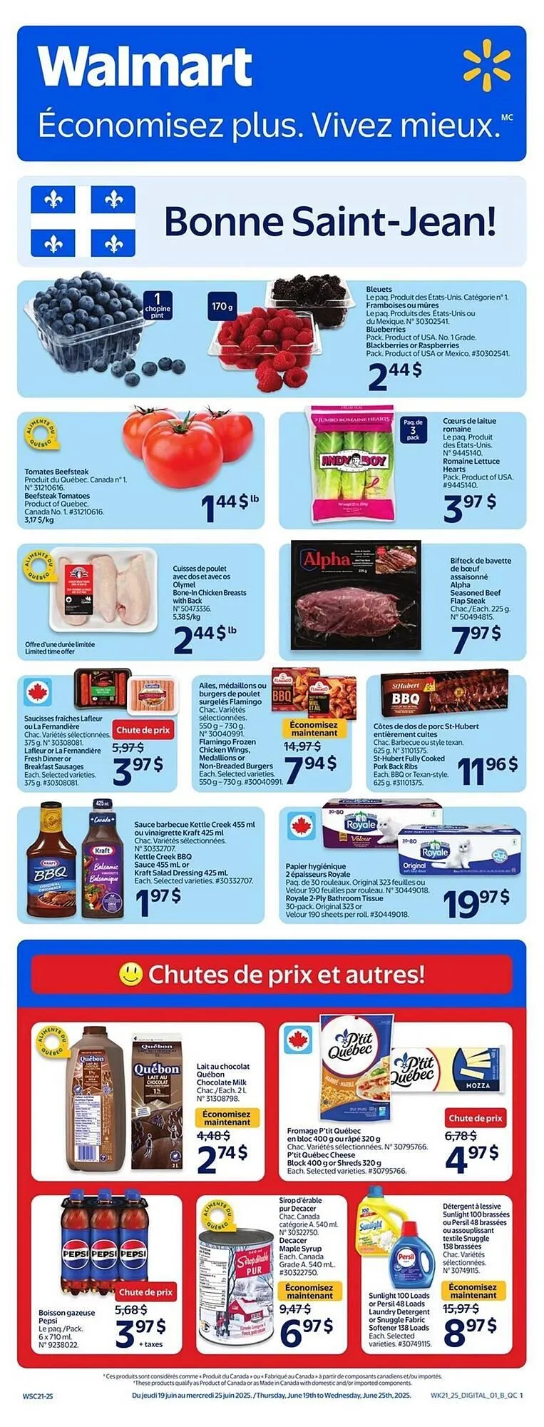 Walmart flyer from June 19 to June 25 2025 - flyer page 1