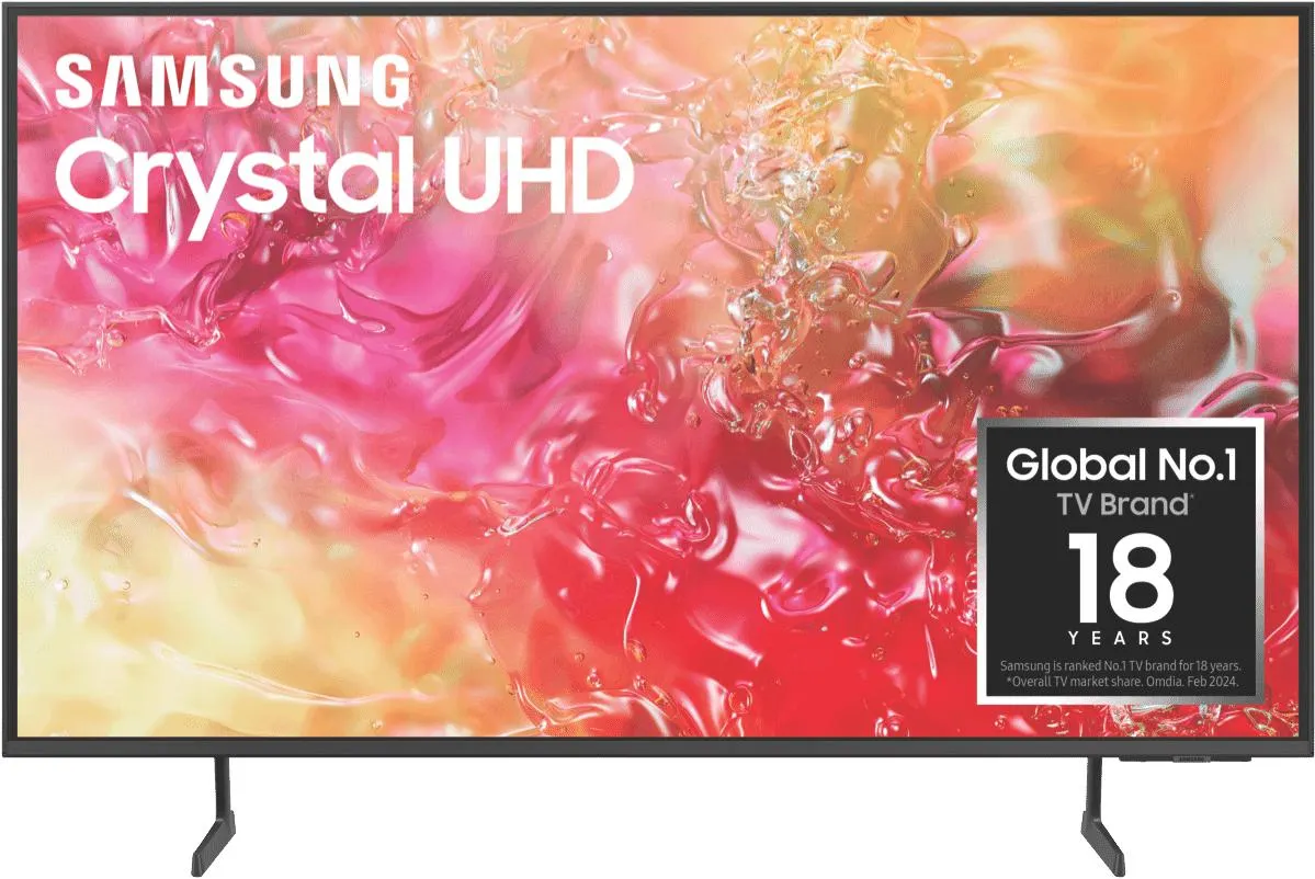 Samsung 65" DU7700 4K Crystal UHD Smart TV 24