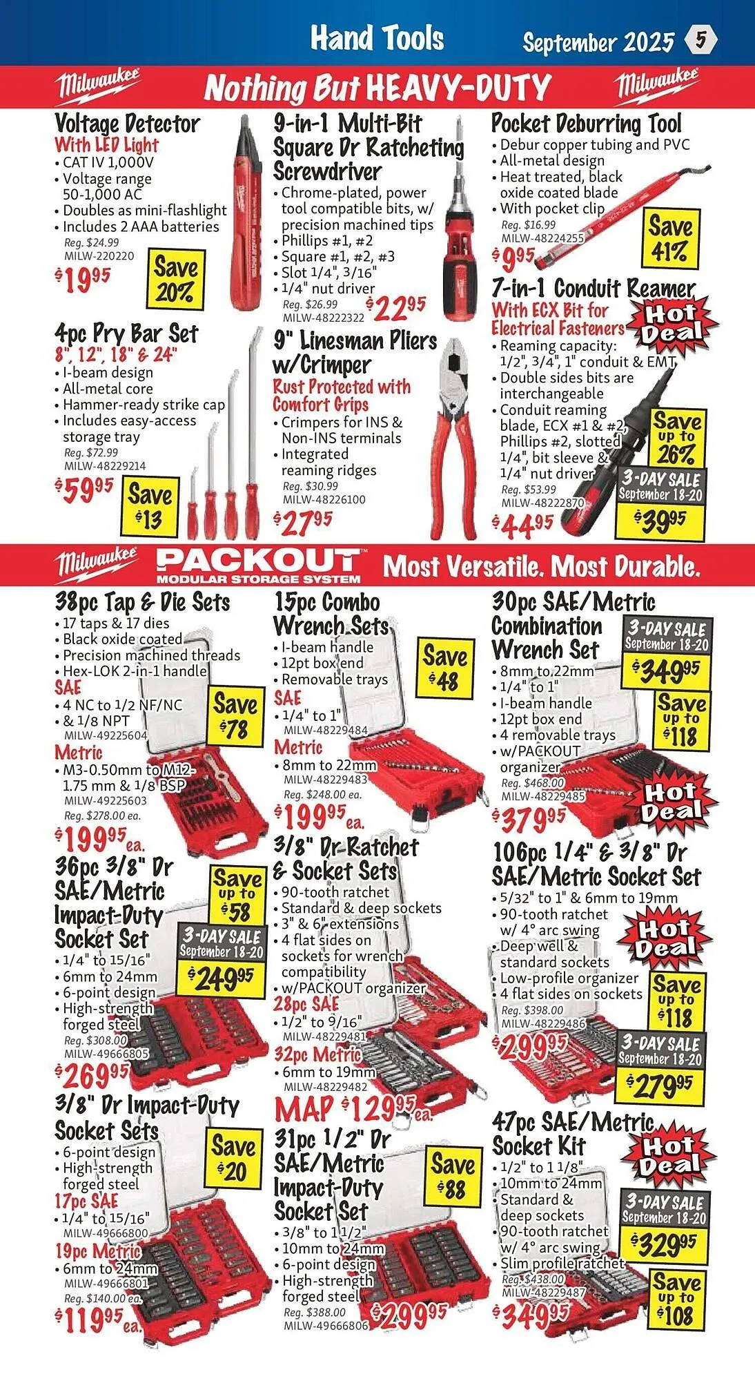 KMS Tools flyer from September 1 to September 15 2025 - flyer page 5