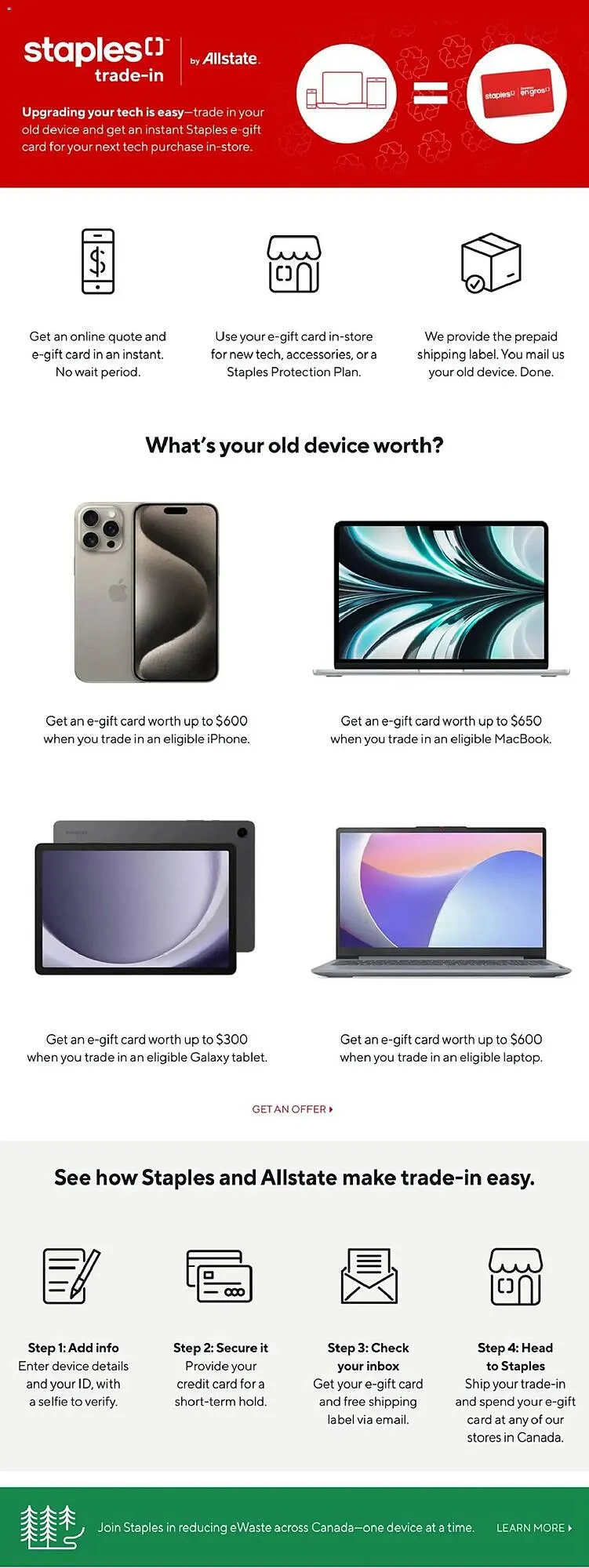 Staples flyer from March 6 to March 13 2026 - flyer page 12