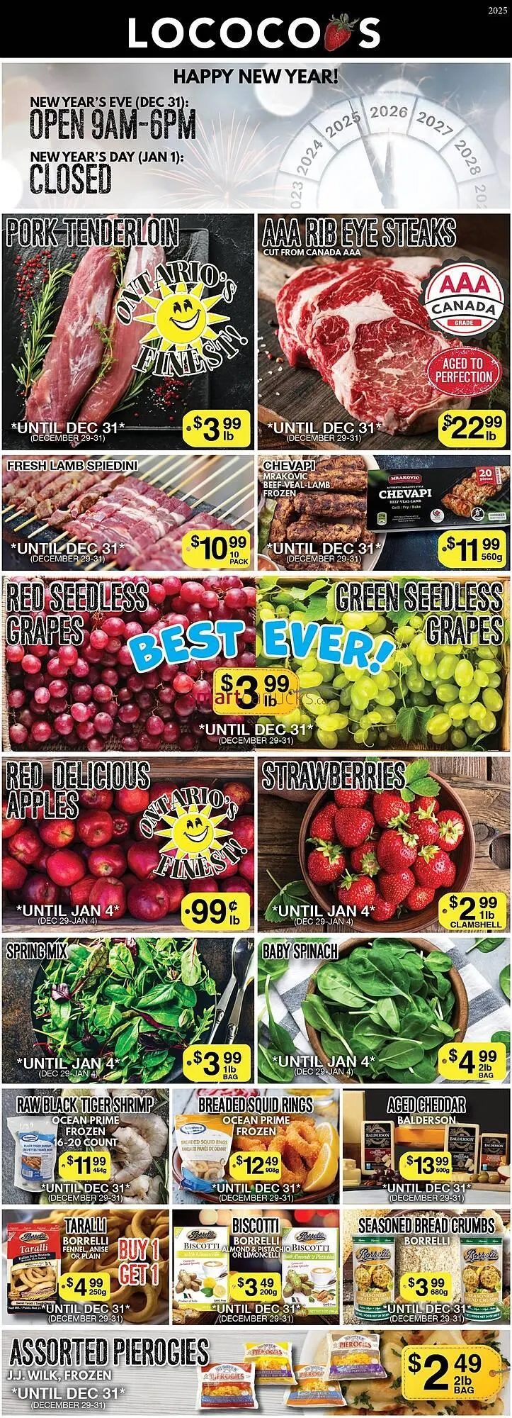 Lococo's flyer from December 29 to December 31 2025 - flyer page 1