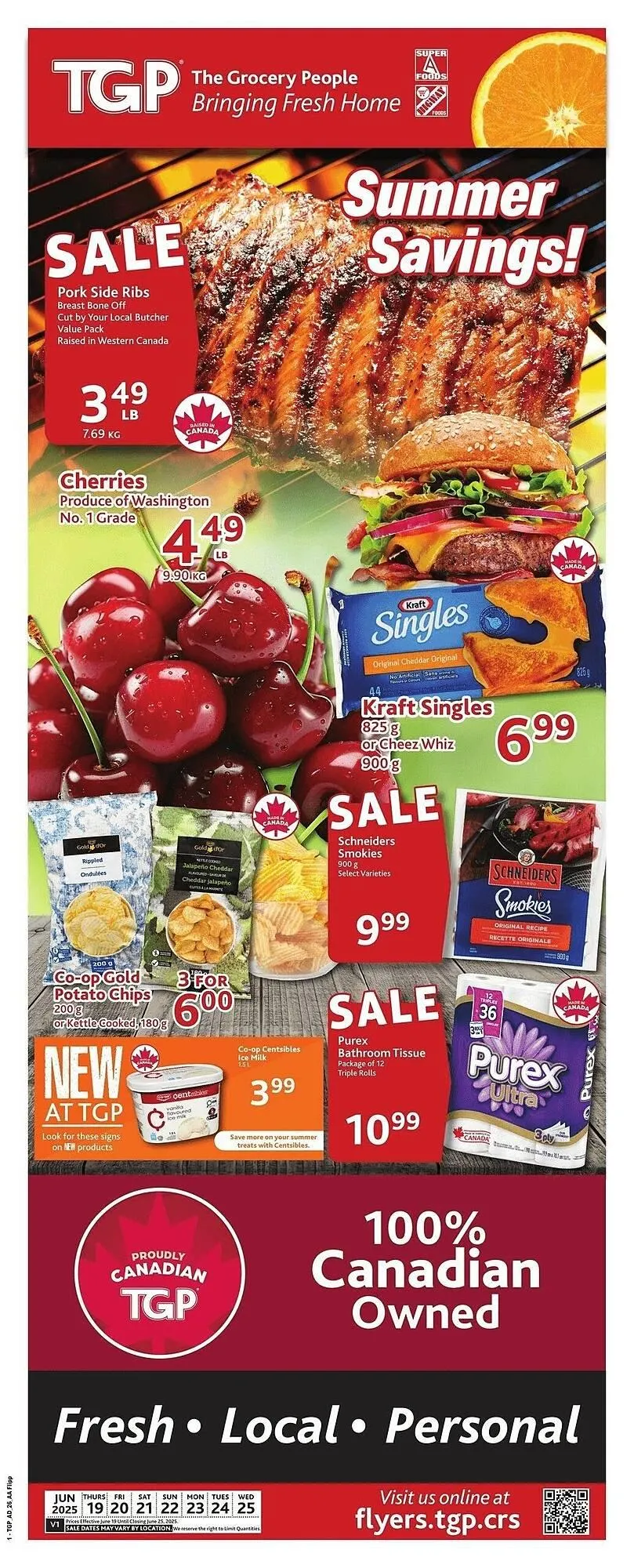 TGP The Grocery People flyer from June 18 to June 24 2025 - flyer page 1