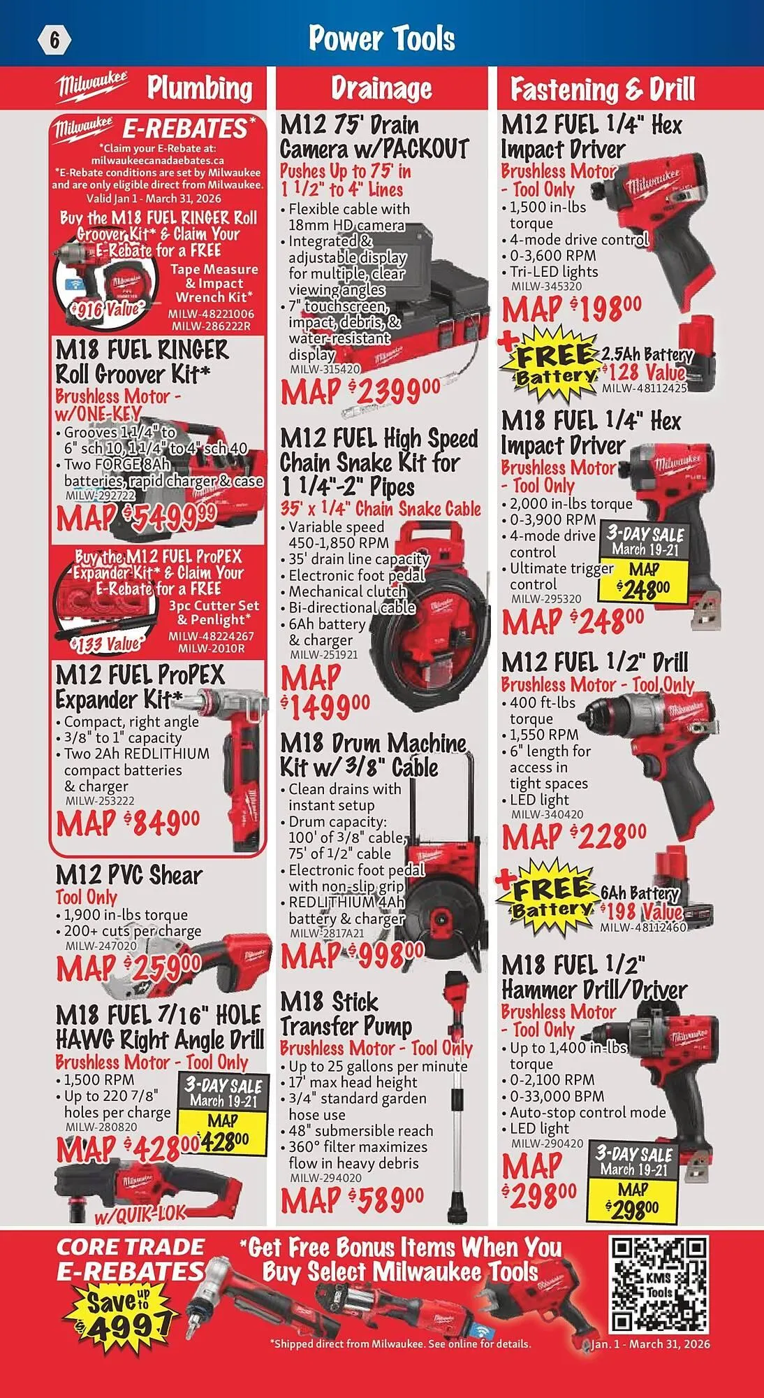 KMS Tools flyer from March 2 to March 16 2026 - flyer page 6