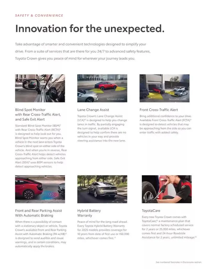 Toyota Crown from February 11 to February 11 2026 - flyer page 7