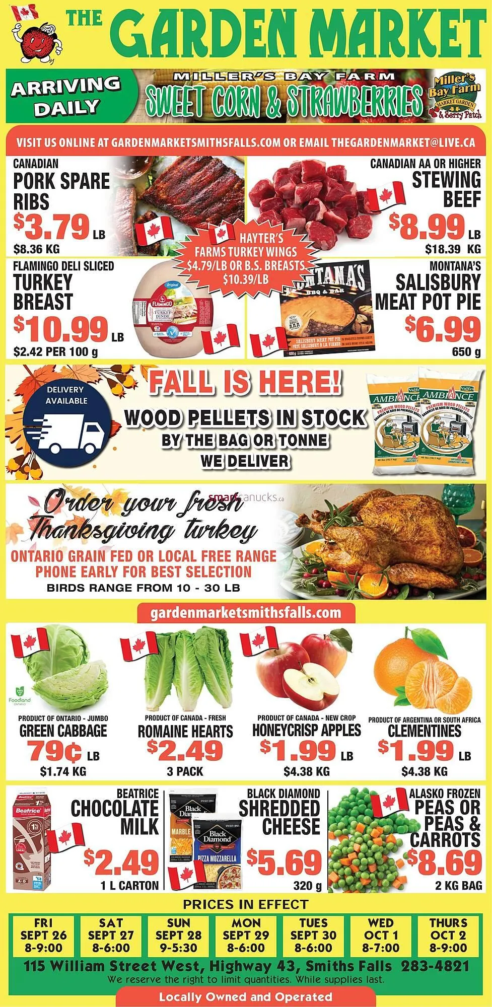 The Garden Market flyer from September 25 to October 1 2025 - flyer page 1