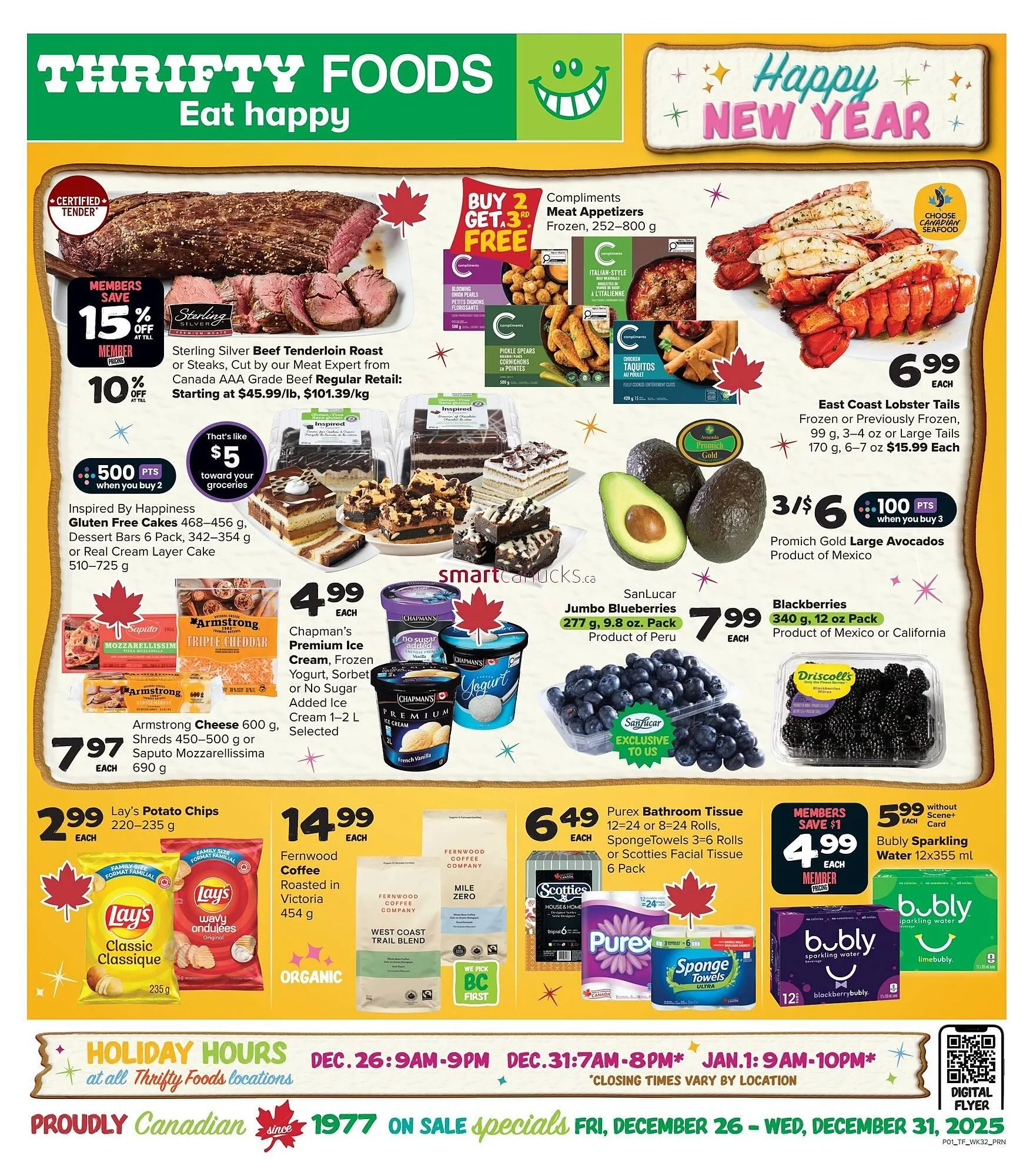 Thrifty Foods flyer from December 26 to December 31 2025 - flyer page 1