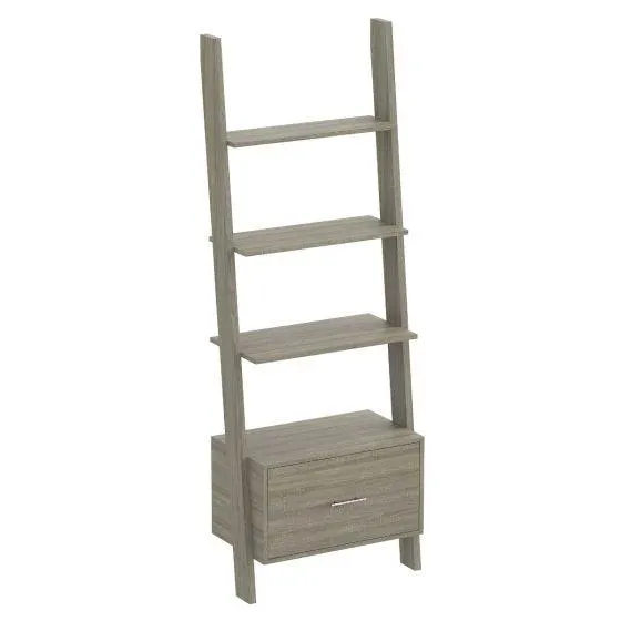 Étagère taupe foncé avec 1 tiroir