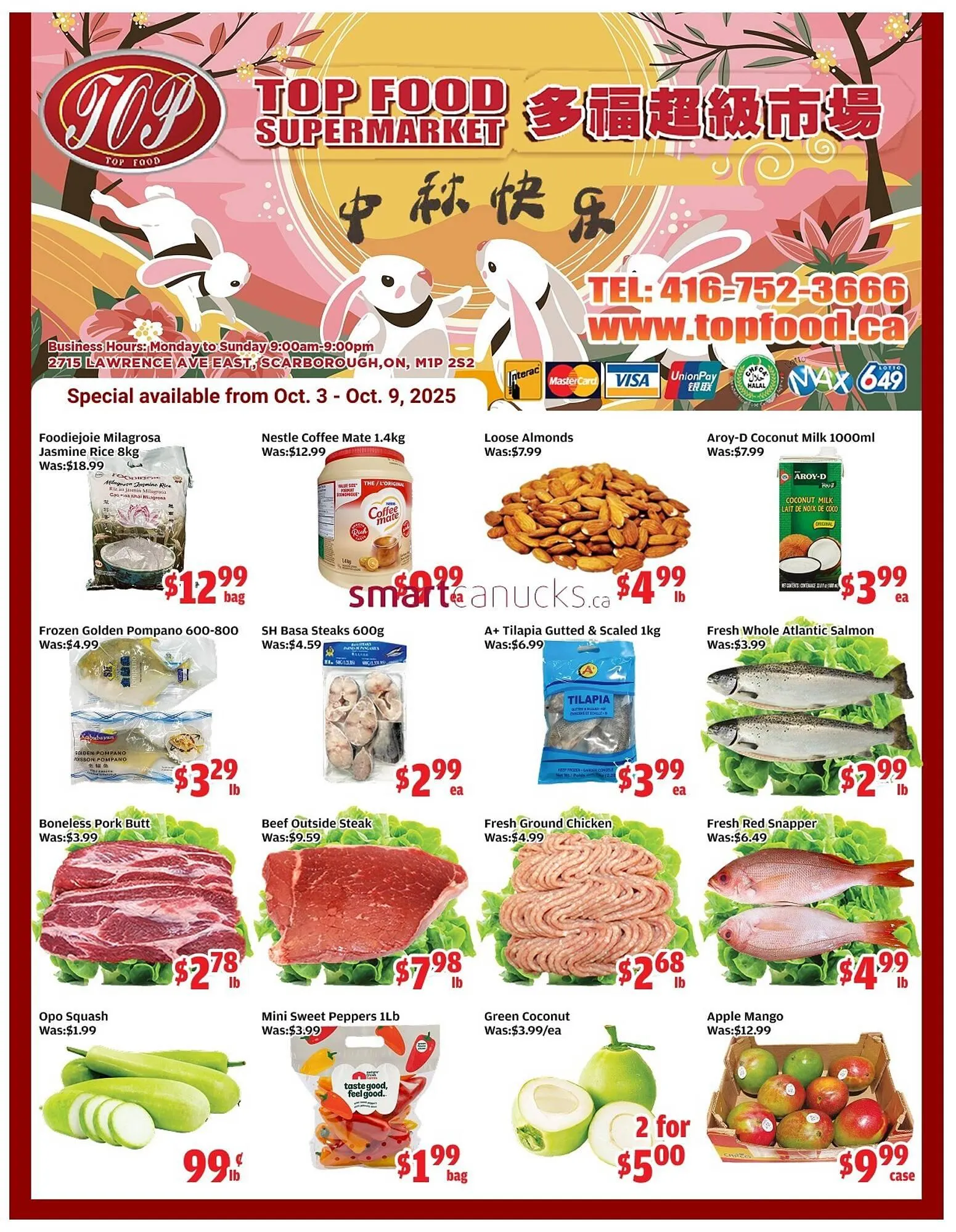 Top Food Supermarket flyer from October 3 to October 9 2025 - flyer page 1