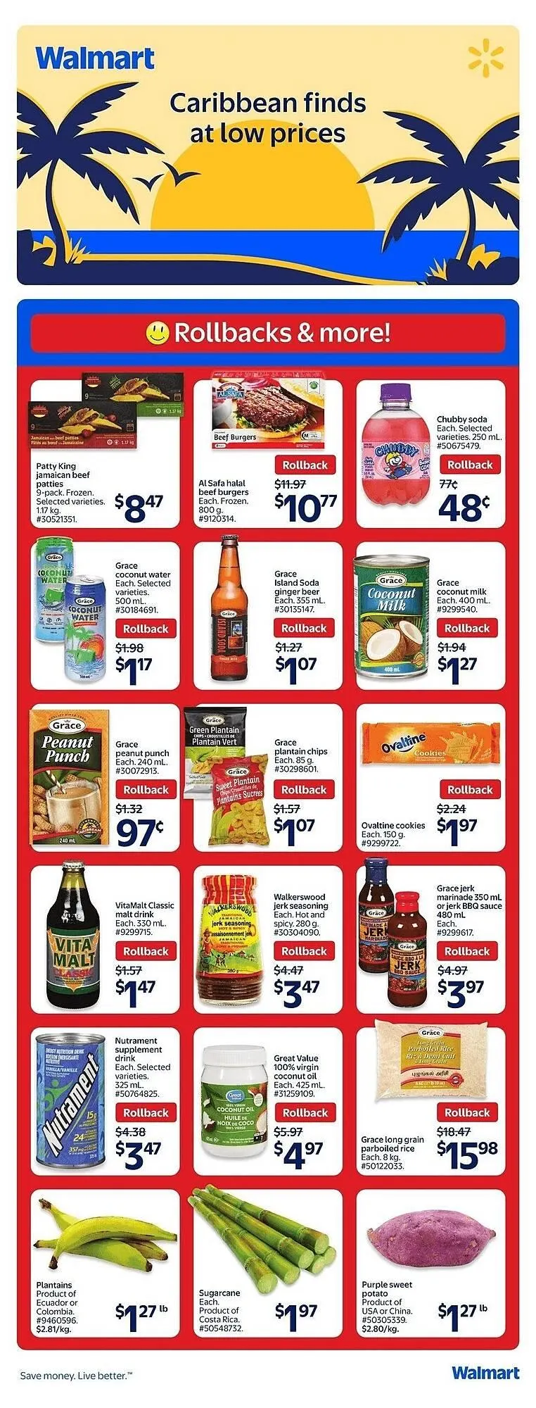 Walmart flyer from July 17 to August 6 2025 - flyer page 1