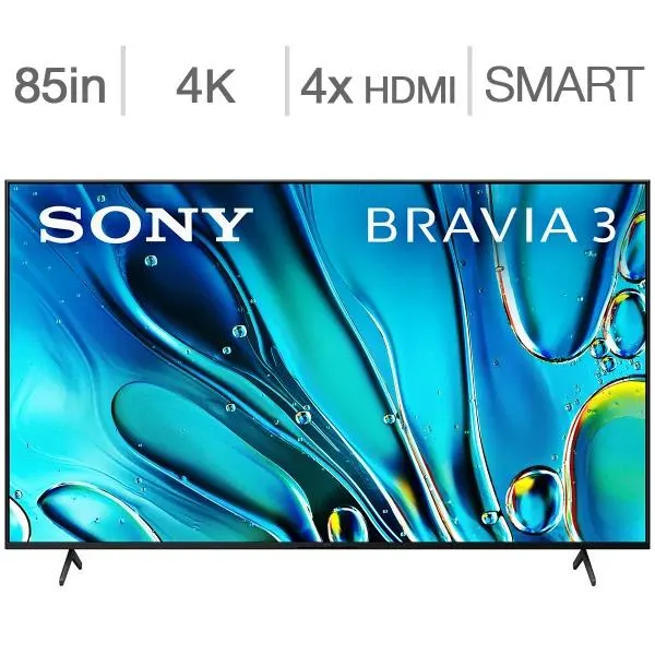 Sony 85" Class - S30 BRAVIA 3 Series - 4K UHD LED TV