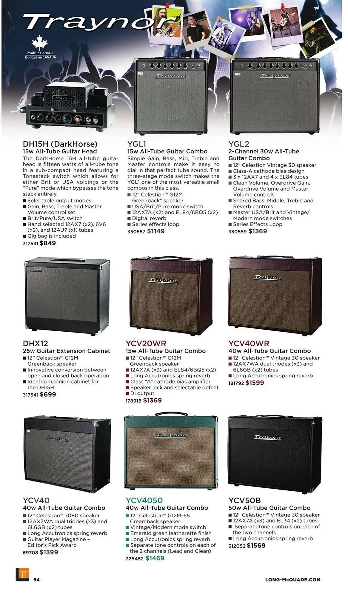 Long & McQuade flyer from November 5 to July 31 2026 - flyer page 54