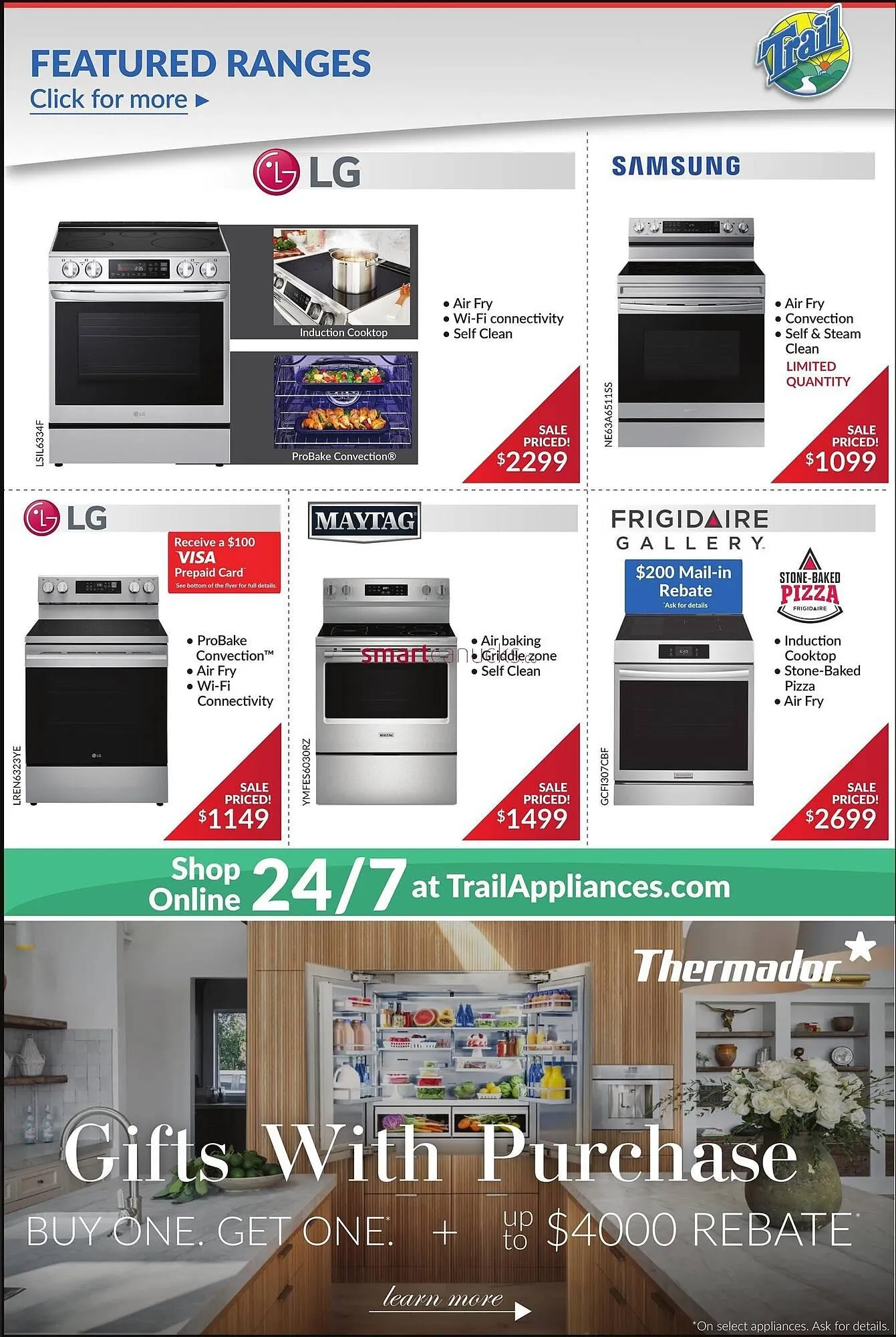 Trail Appliances flyer from September 12 to October 1 2025 - flyer page 4