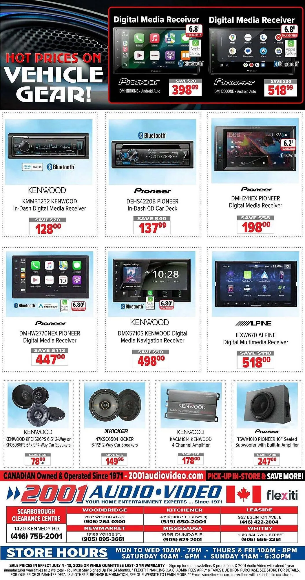 2001 Audio Video flyer from July 4 to July 10 2025 - flyer page 15