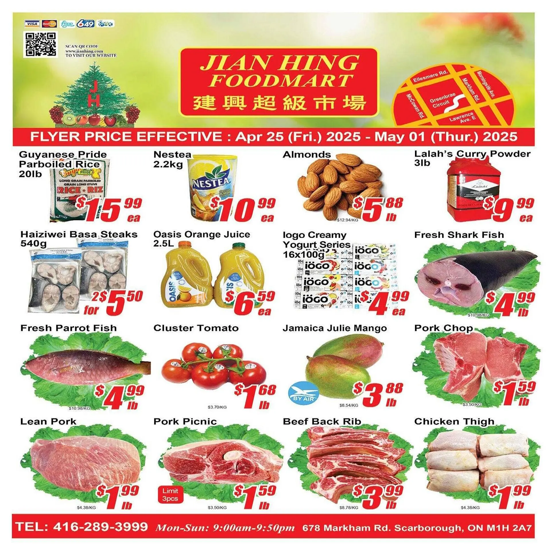 Jian Hing Supermarket flyer from April 25 to May 1 2025 - flyer page 1