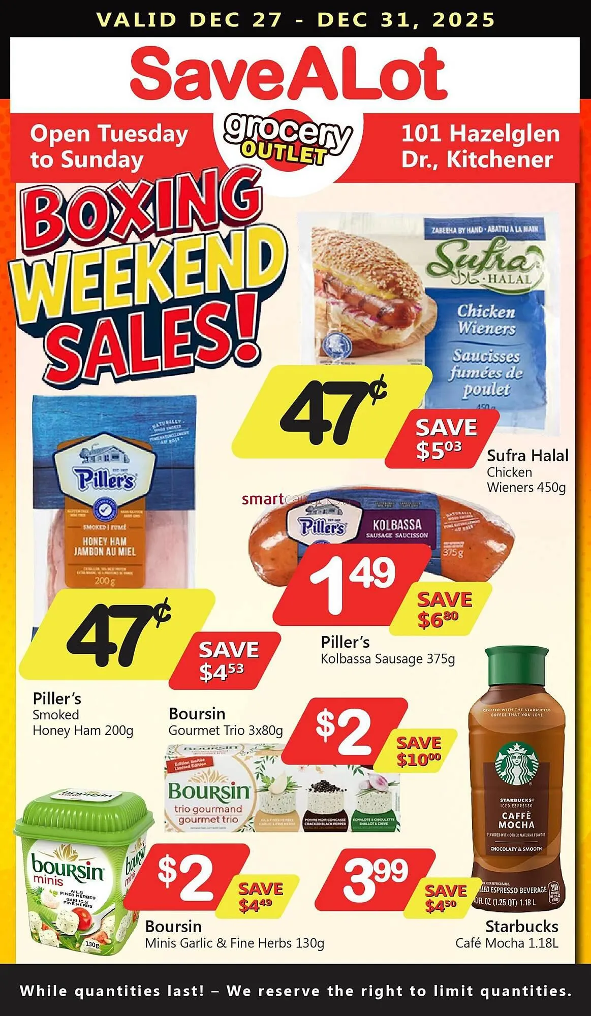 Save on Foods flyer from December 27 to December 31 2025 - flyer page 1