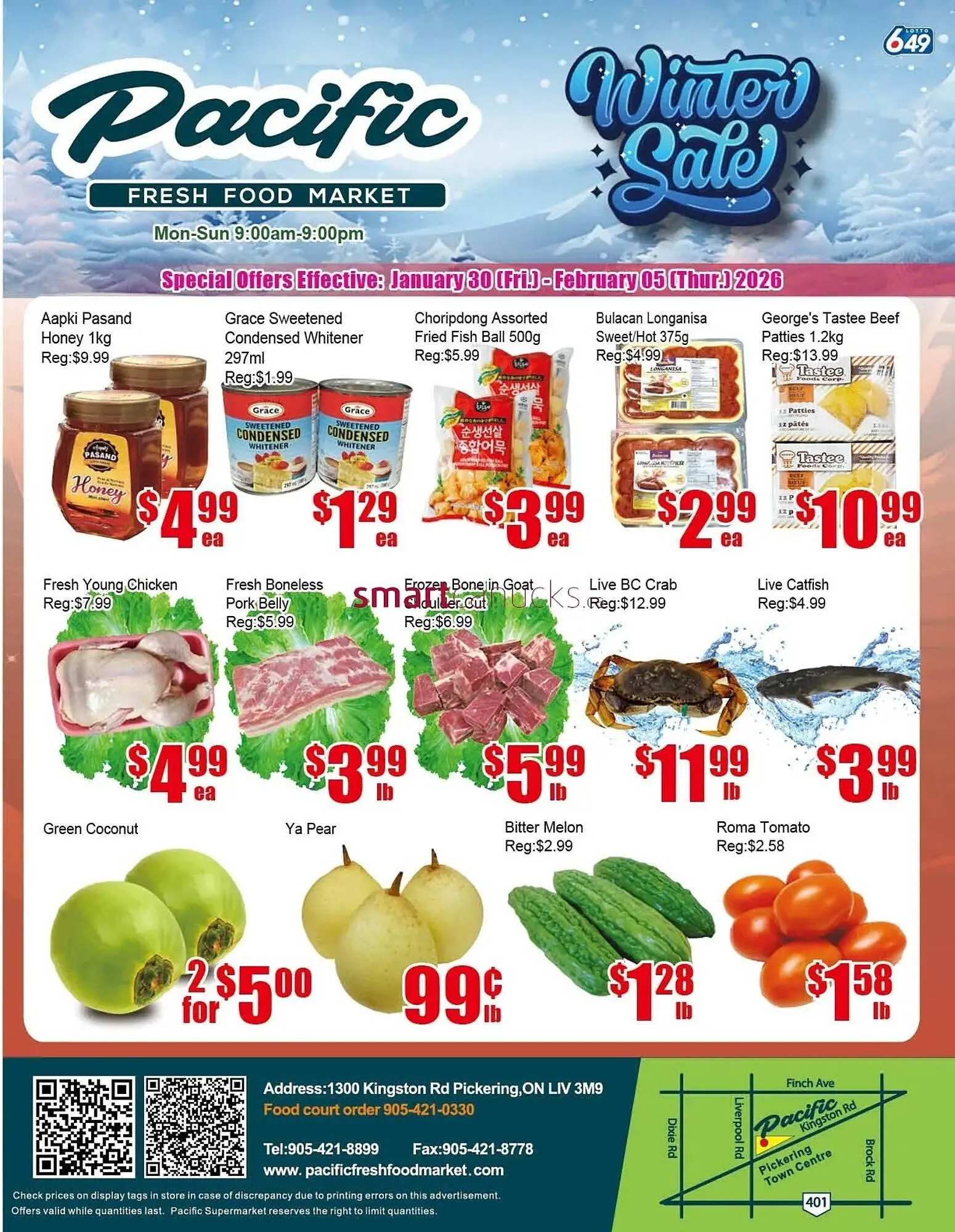 New Pacific Supermarket flyer - 1