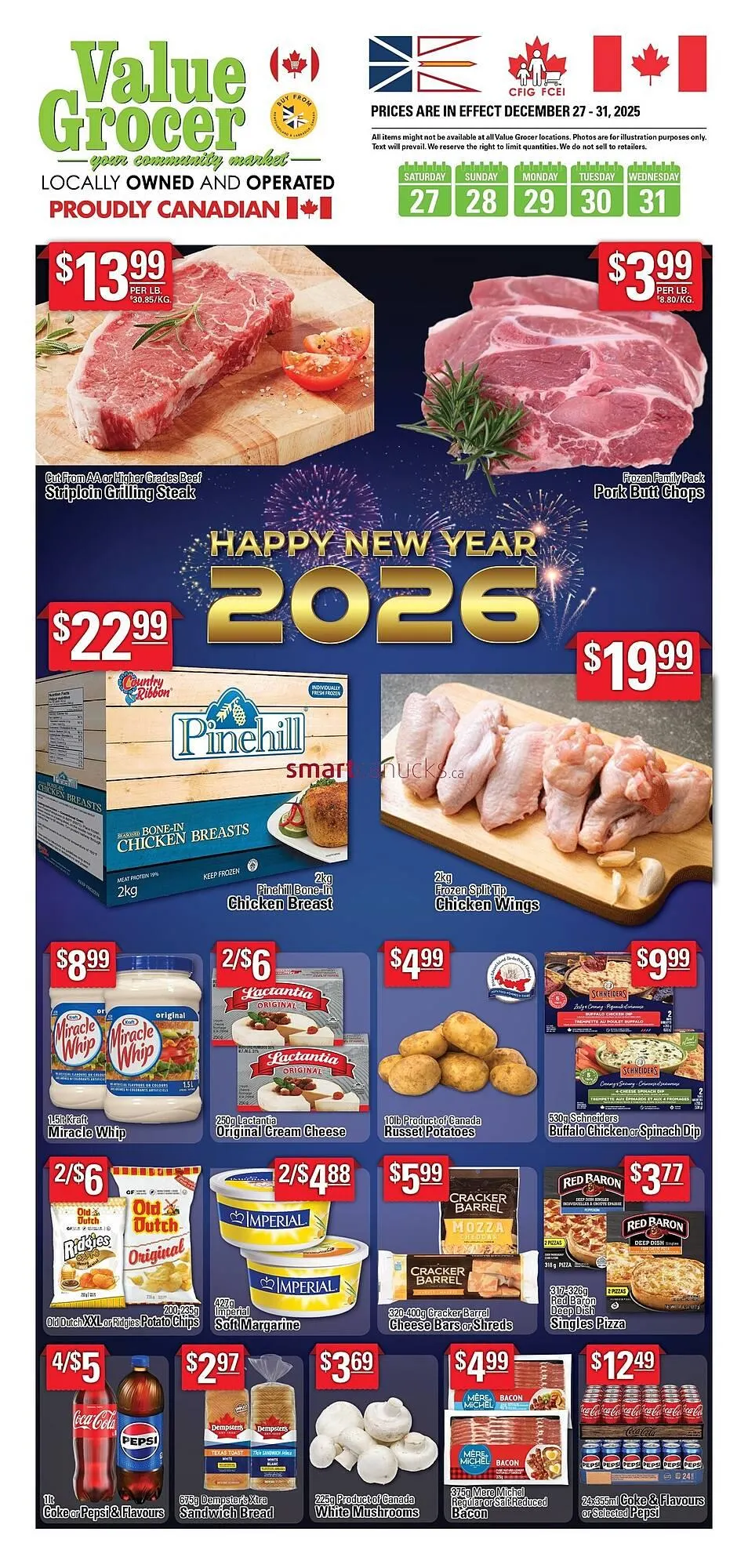 Value Grocer flyer from December 27 to December 31 2025 - flyer page 1