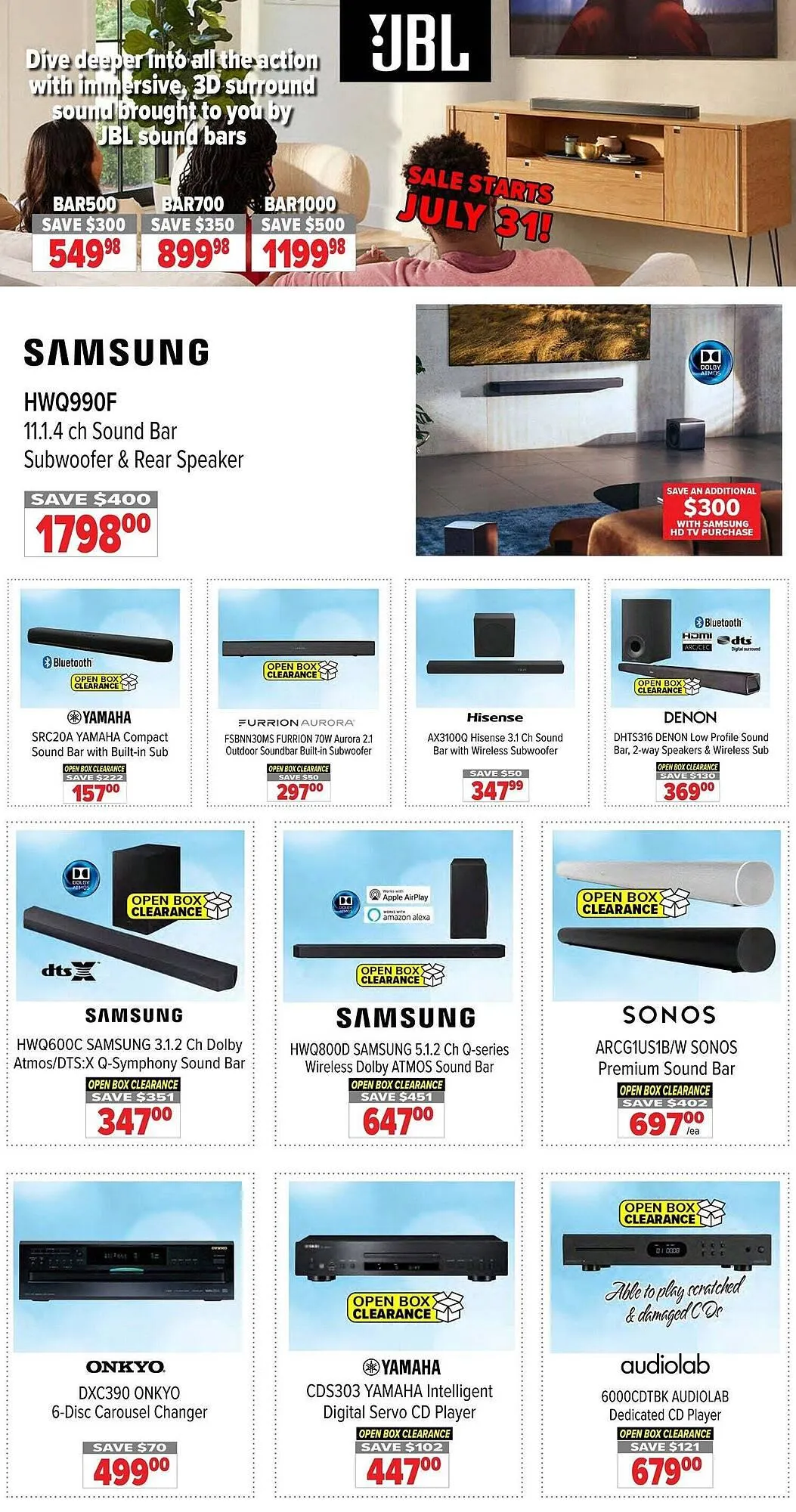 2001 Audio Video flyer from July 25 to August 1 2025 - flyer page 5