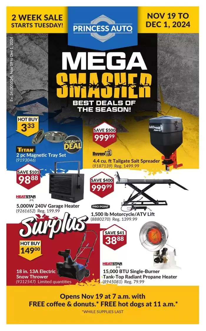 National Sale from November 19 to December 1 2024 - flyer page 1