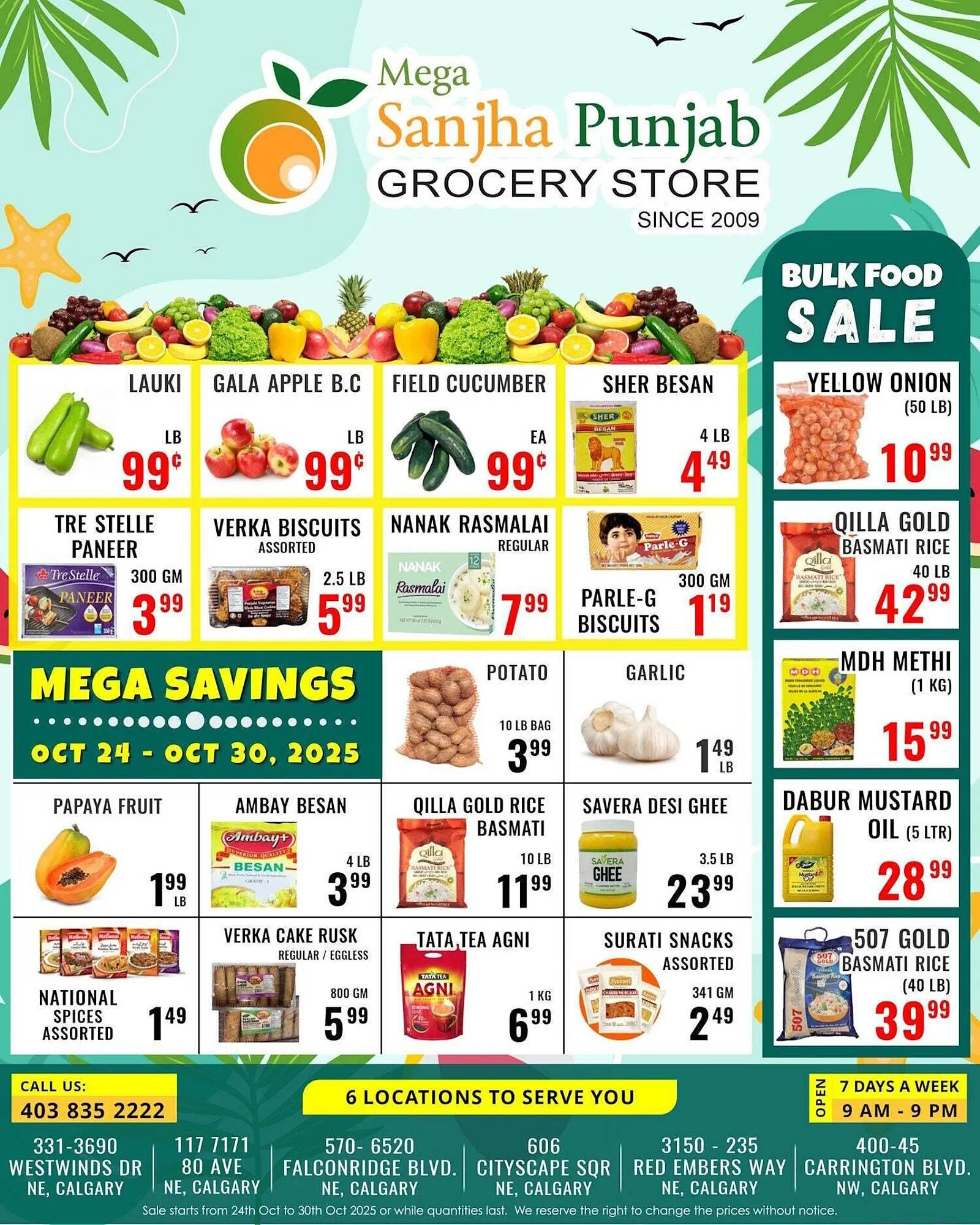 Mega Sanjha Punjab Grocery Store flyer - 1