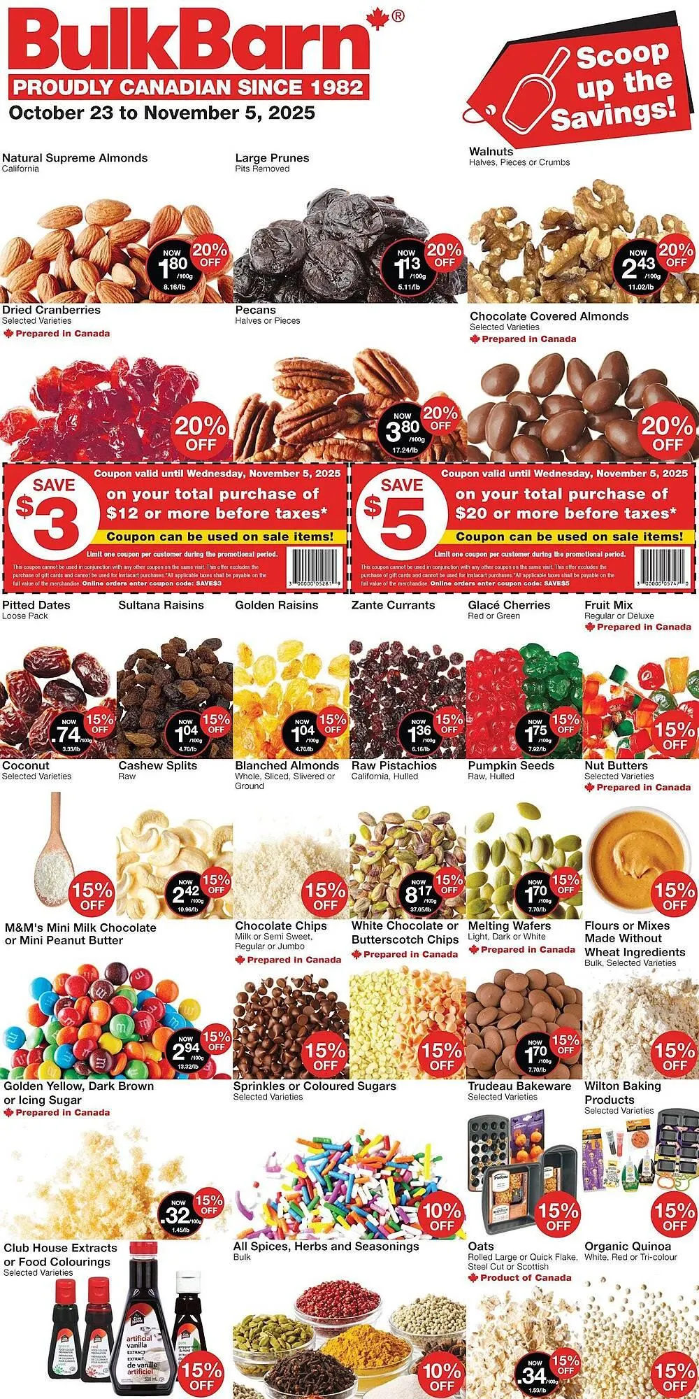 Bulk Barn flyer from October 23 to November 6 2025 - flyer page 1