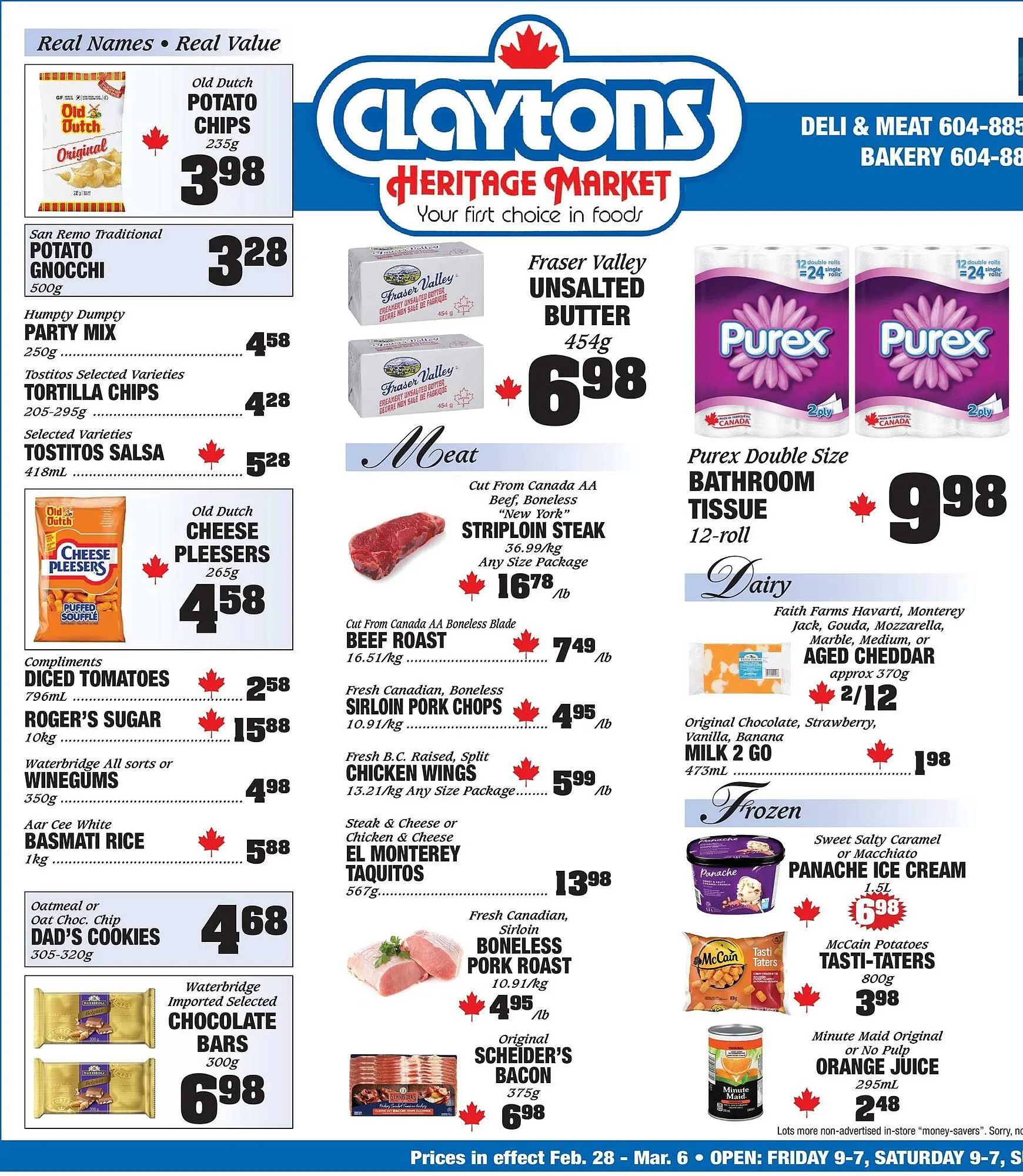 Claytons Heritage Market flyer - 1