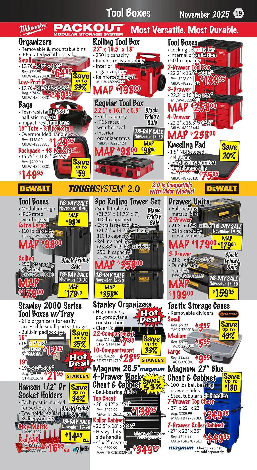 KMS Tools flyer from November 1 to November 30 2025 - flyer page 19