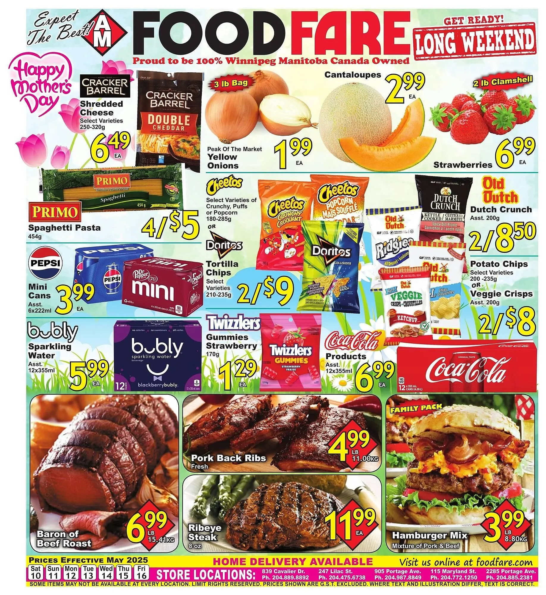Food Fare flyer from May 9 to May 14 2025 - flyer page 1