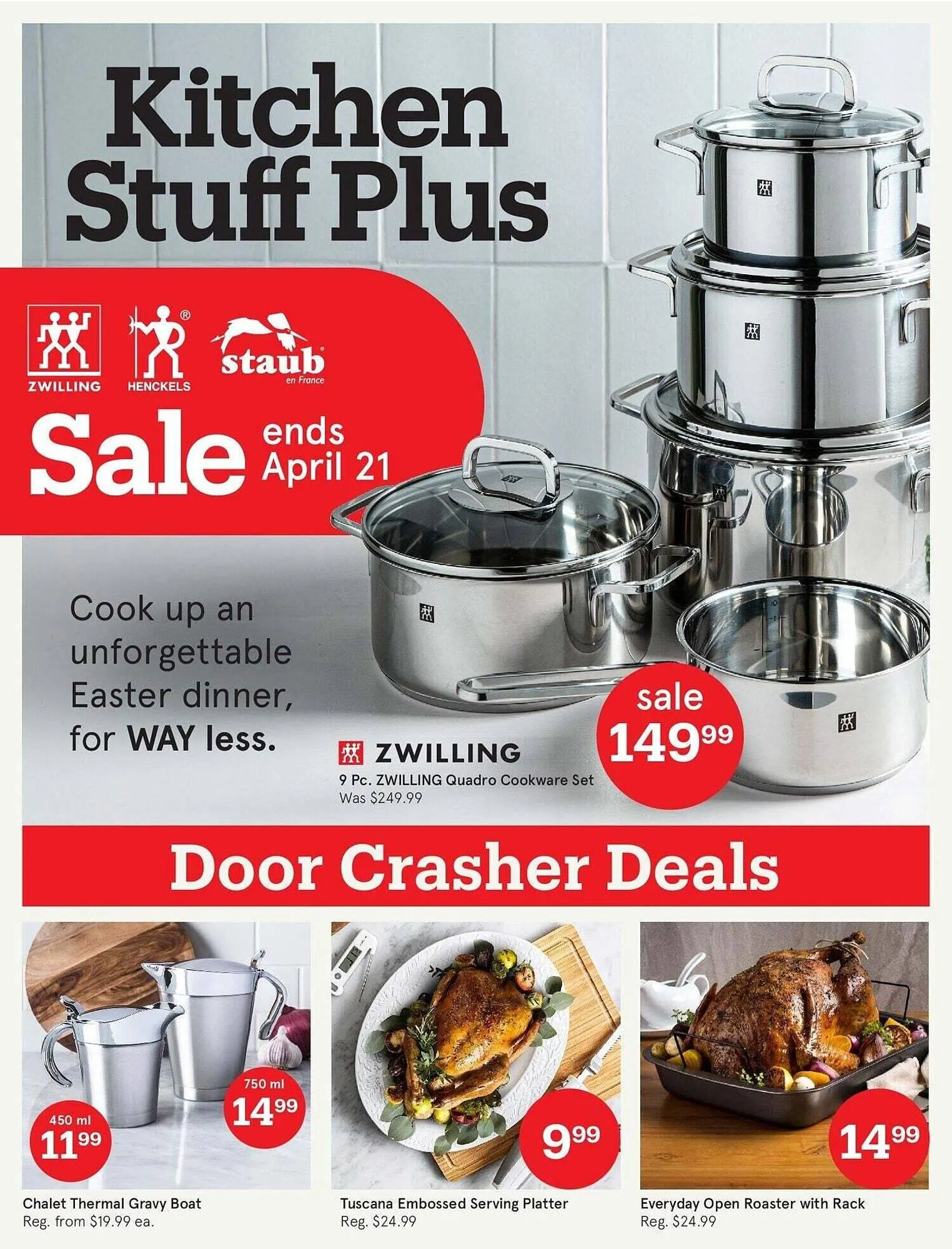 Kitchen Stuff Plus flyer from April 10 to April 22 2025 - flyer page 1