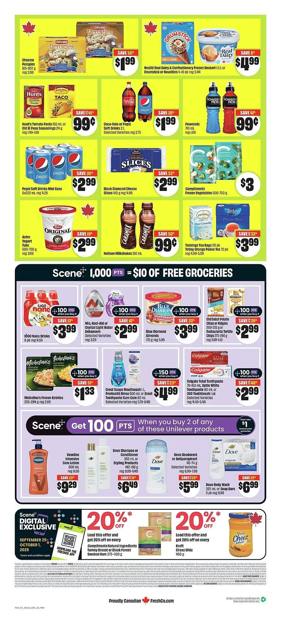 FreshCo flyer from September 26 to October 17 2025 - flyer page 2