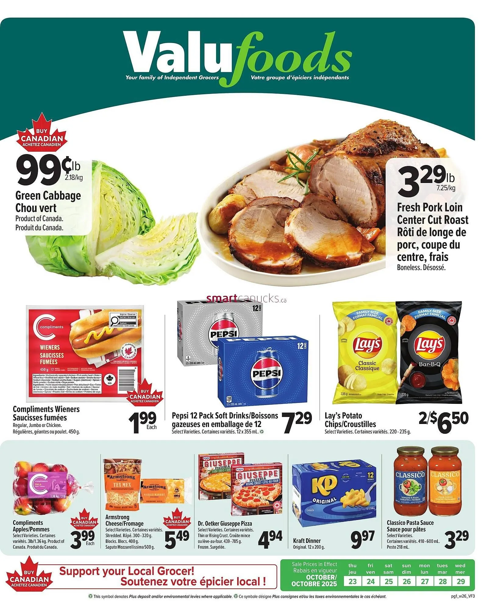 ValuFoods flyer from October 23 to October 29 2025 - flyer page 1