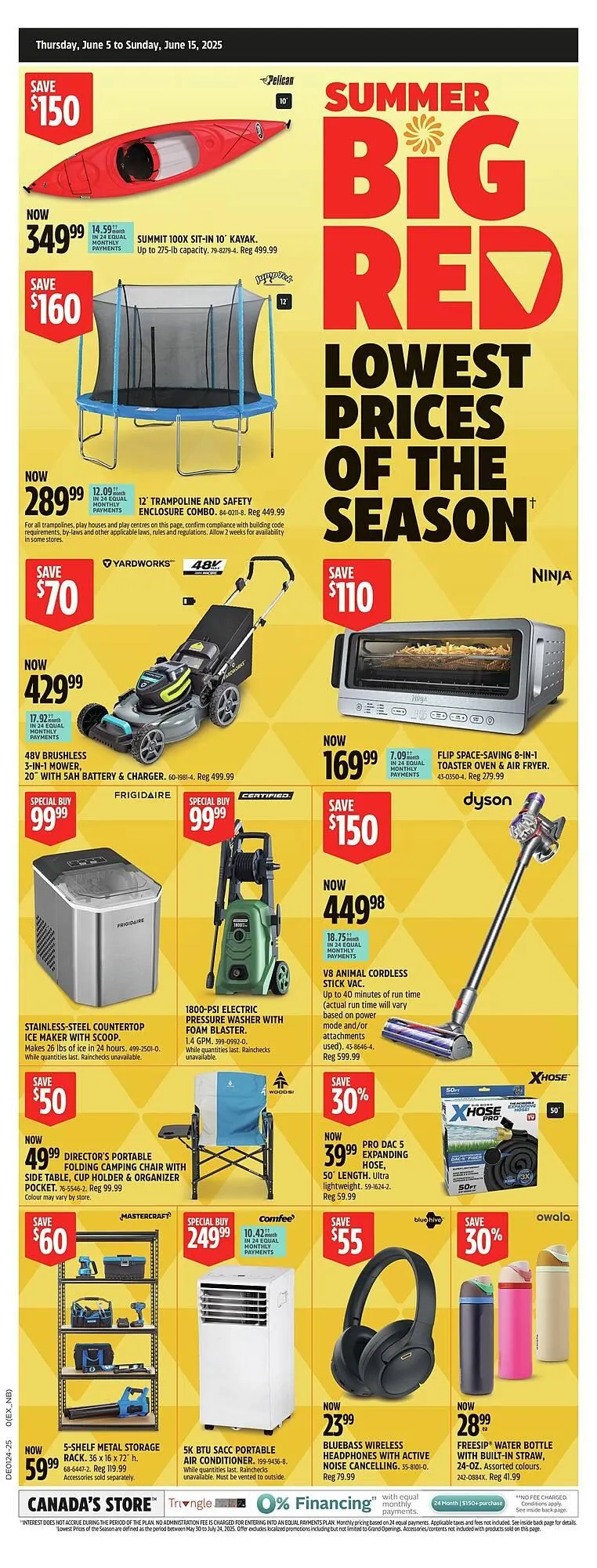 Canadian Tire flyer from June 5 to June 15 2025 - flyer page 1