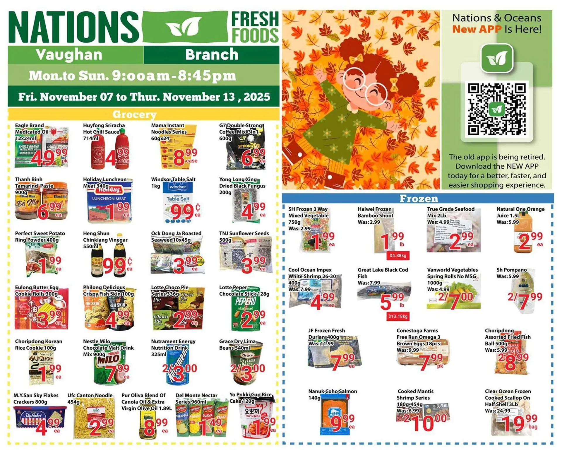 Nations Fresh Foods flyer from November 7 to November 13 2025 - flyer page 1
