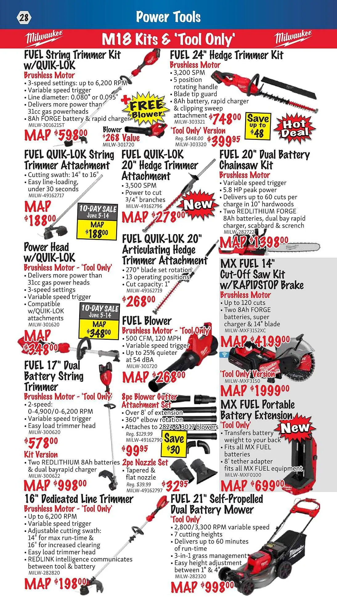 KMS Tools flyer from June 1 to June 30 2025 - flyer page 28