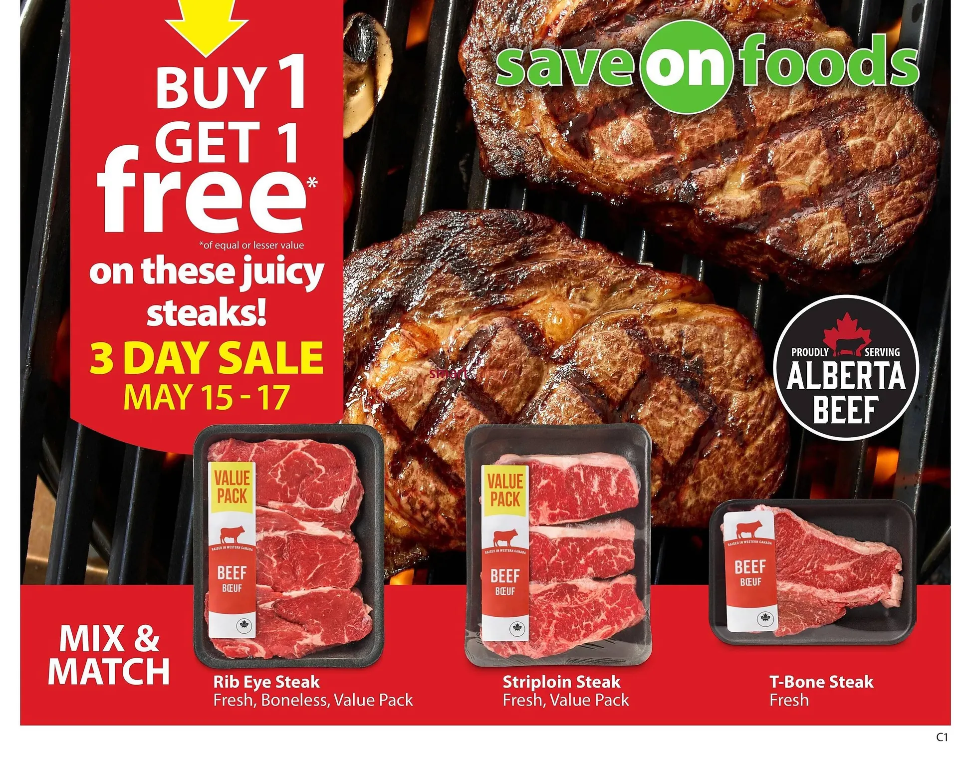 Save on Foods flyer from May 15 to June 18 2025 - flyer page 1