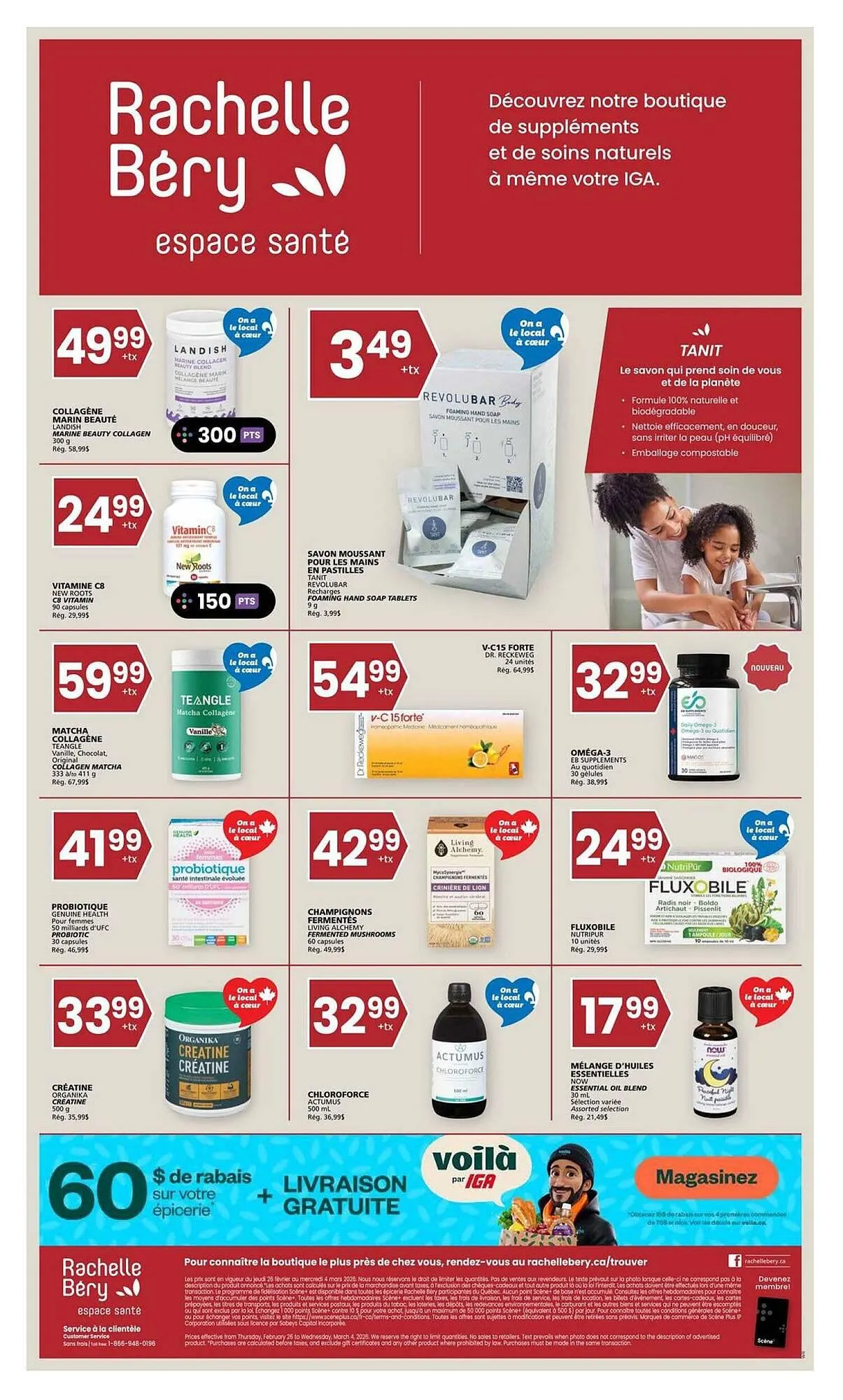 Rachelle-Bery Pharmacy flyer from February 26 to March 5 2026 - flyer page 1