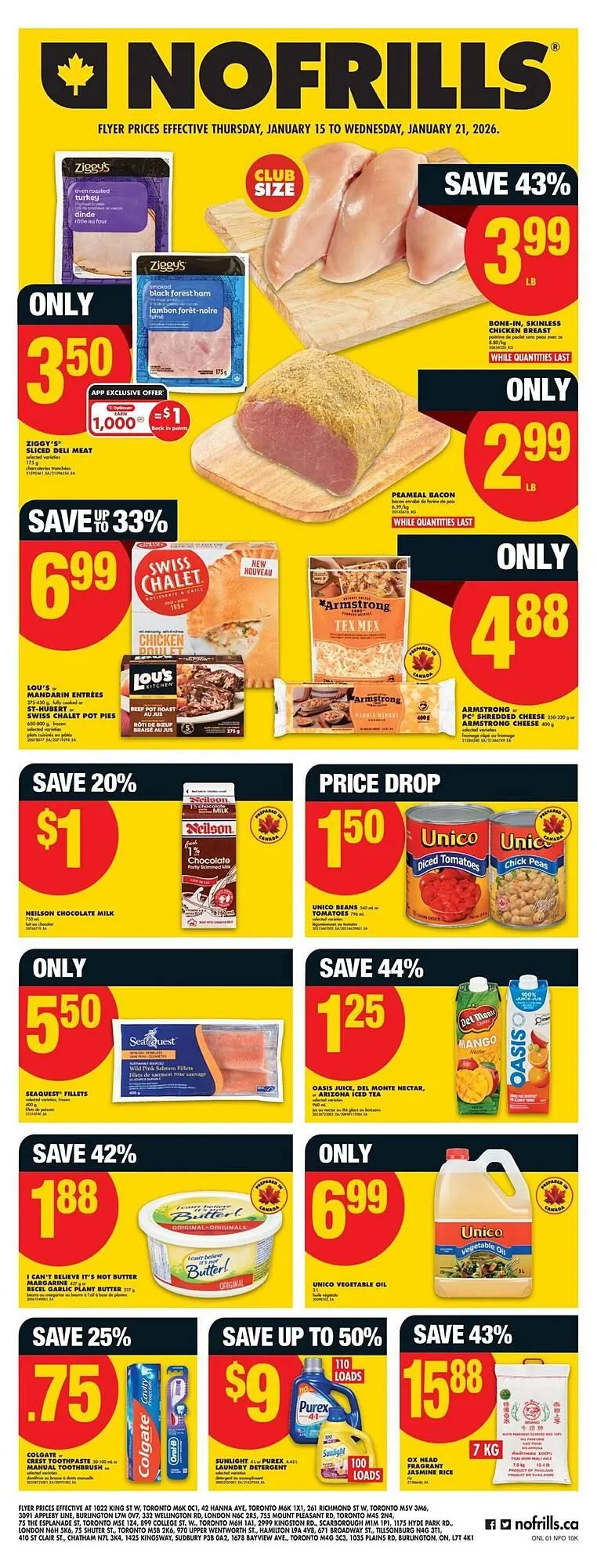 No Frills flyer from January 15 to January 22 2026 - flyer page 1