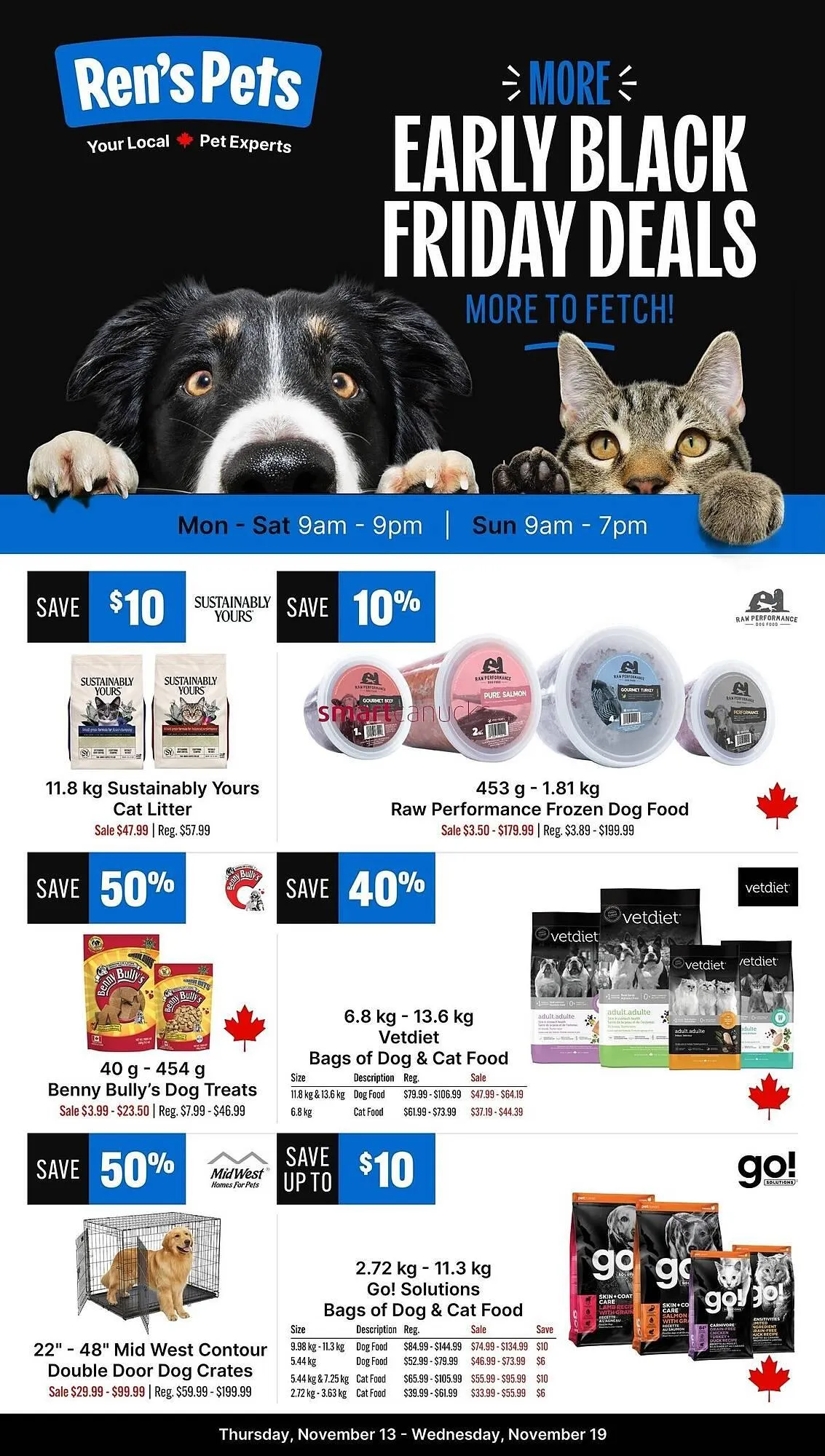 Ren’s Pets Depot flyer from November 13 to December 10 2025 - flyer page 1