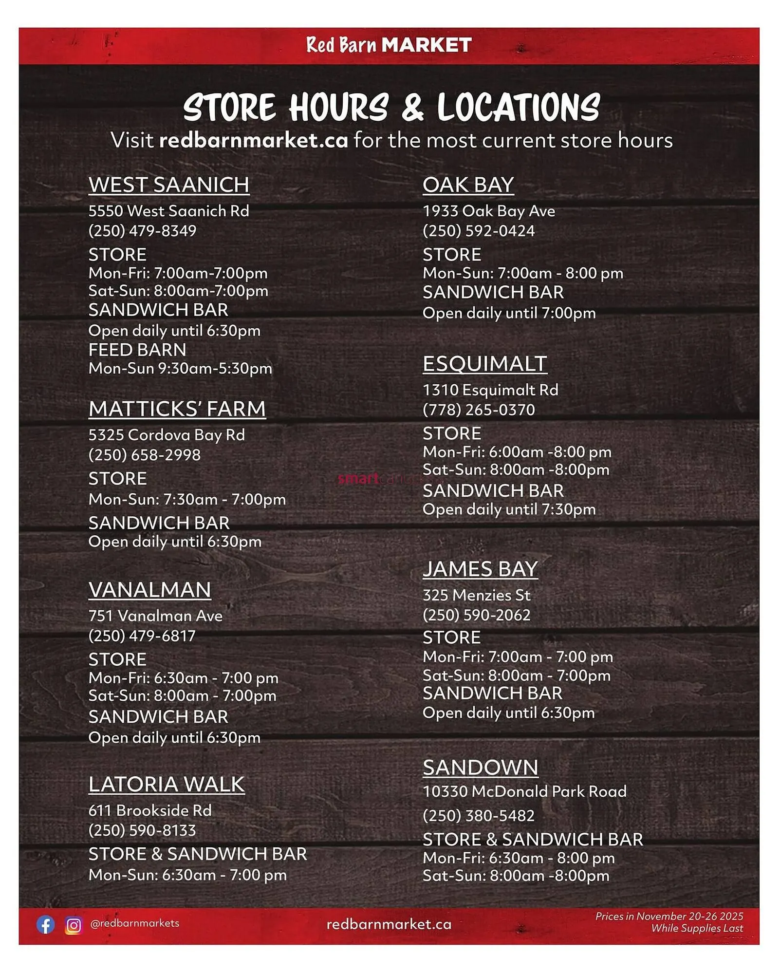 Red Barn Market flyer from November 20 to November 26 2025 - flyer page 8