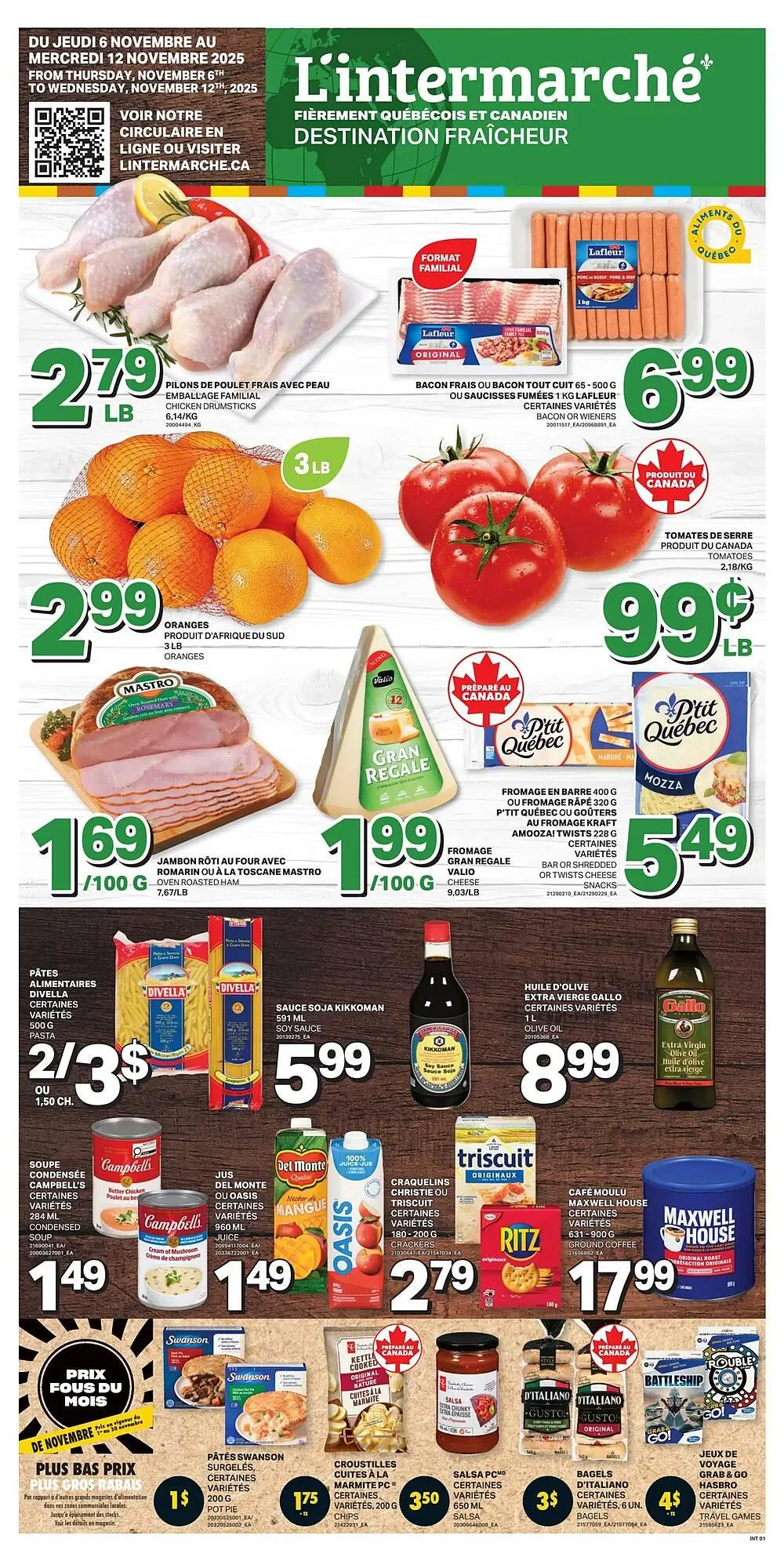 L'Intermarché flyer from November 6 to November 12 2025 - flyer page 1