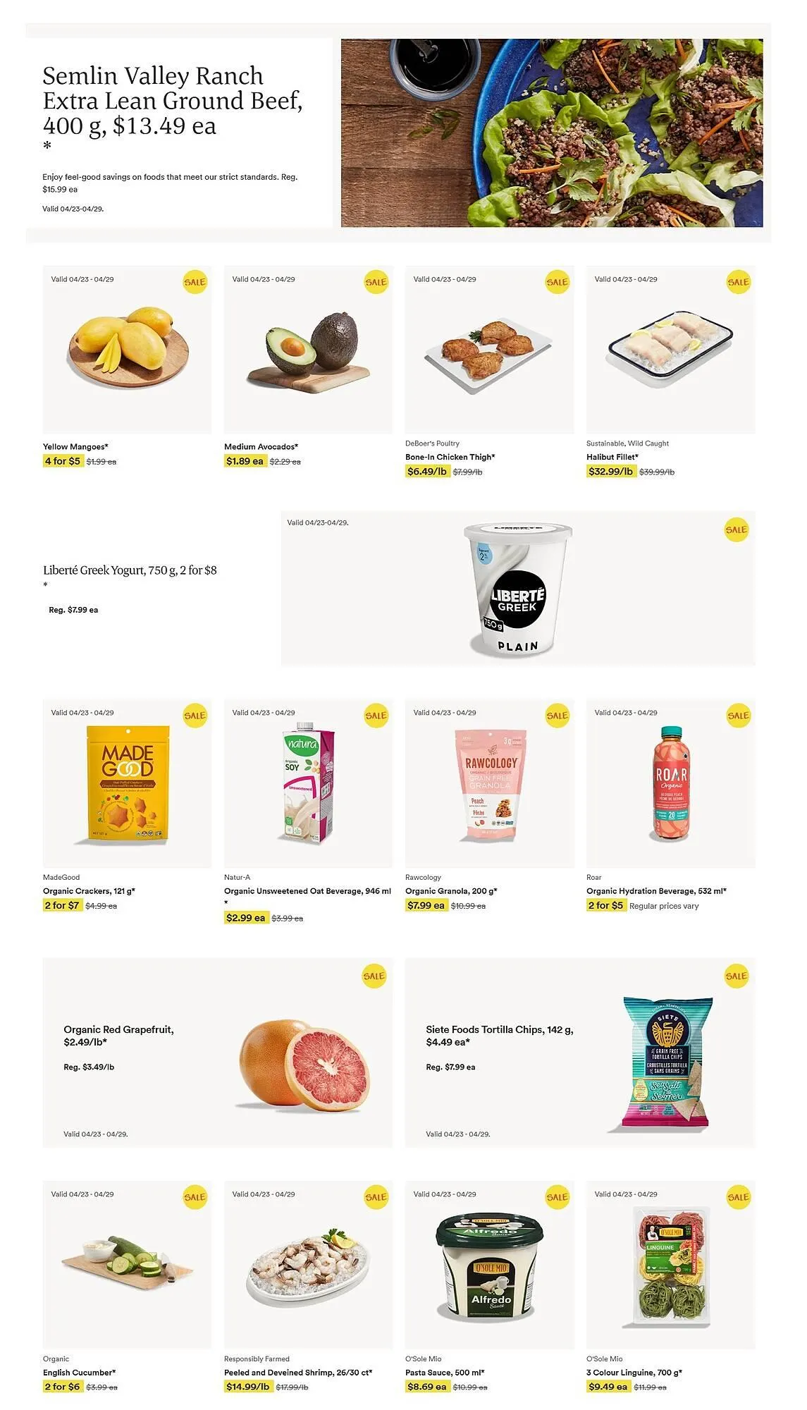 Whole Foods Market flyer from April 23 to May 20 2025 - flyer page 1