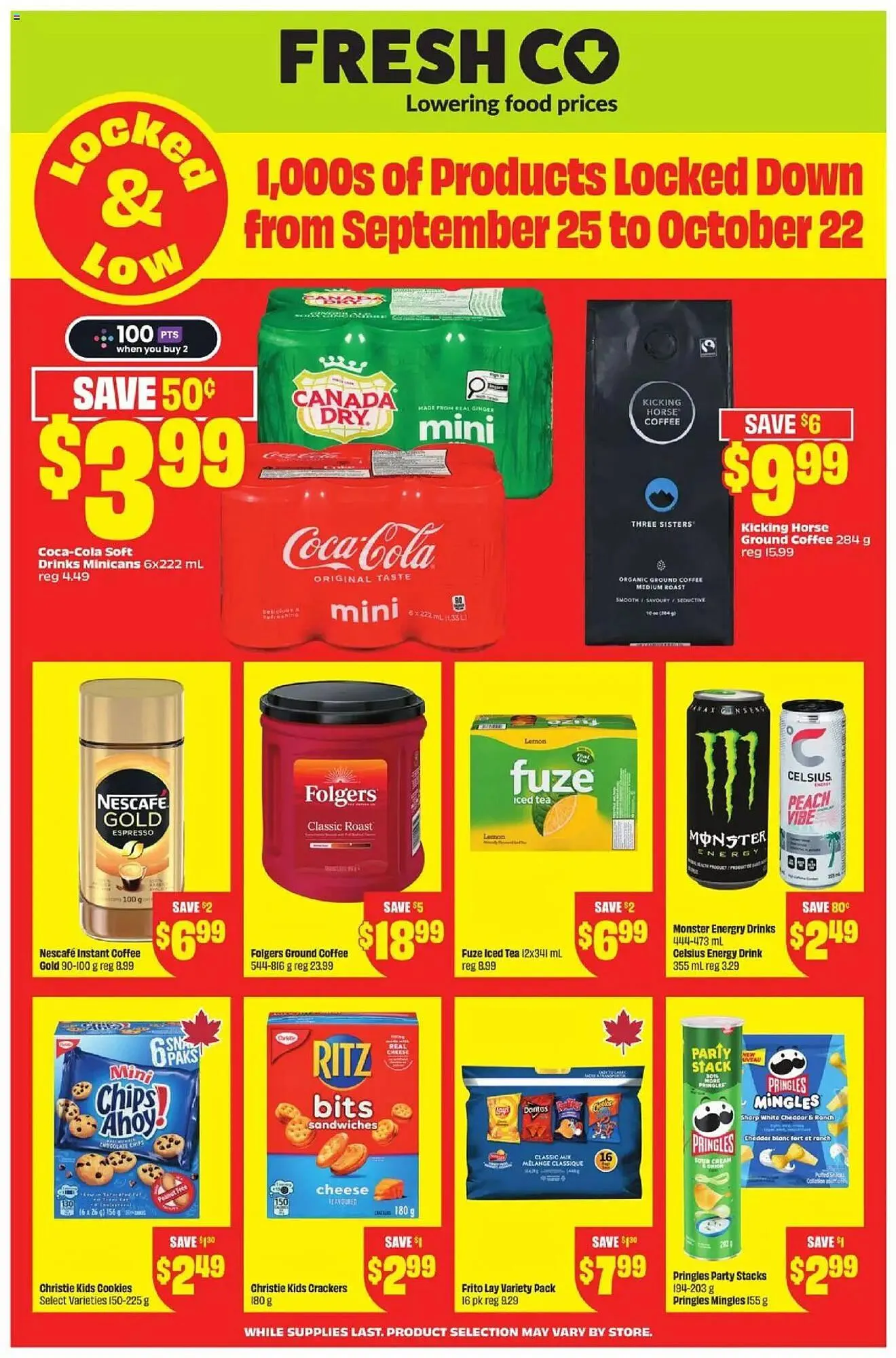 FreshCo flyer from September 25 to October 23 2025 - flyer page 1