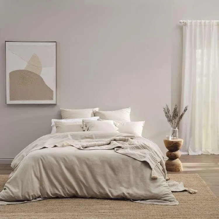 KOO Loft Cotton Linen Quilt Cover Set Linen