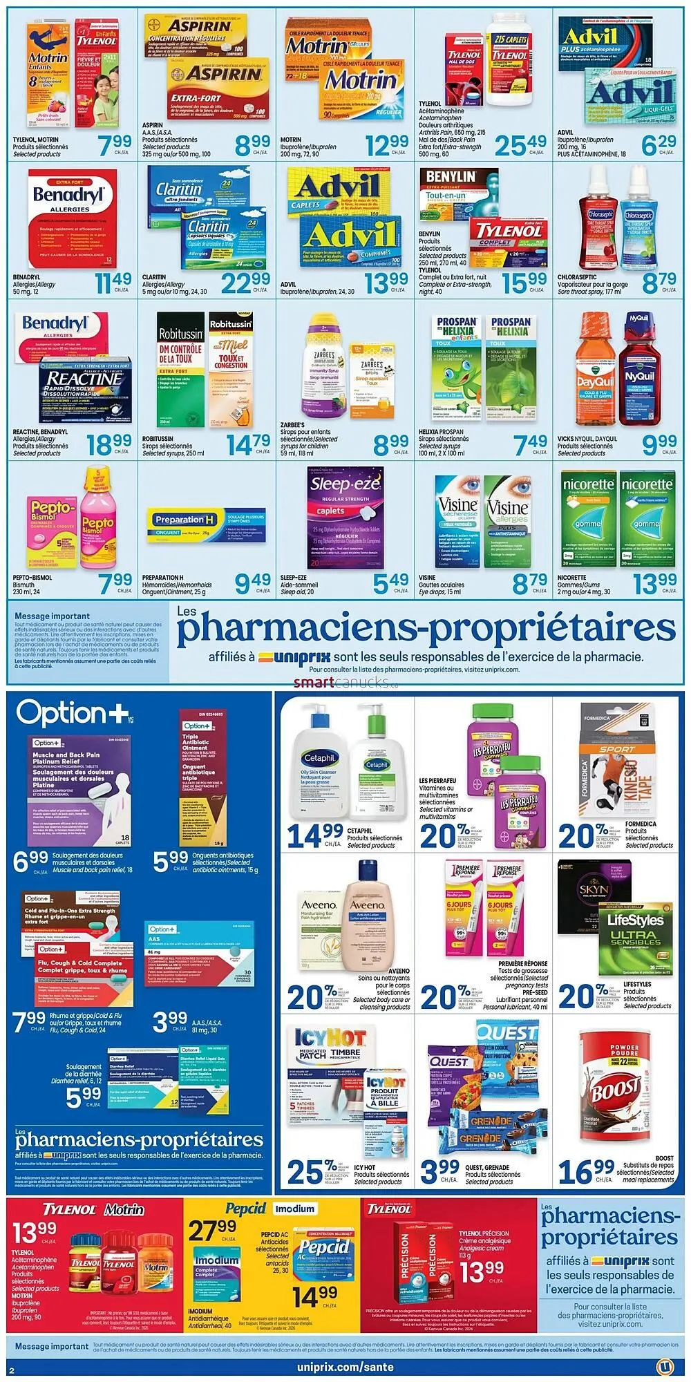 Uniprix flyer from March 12 to March 18 2026 - flyer page 3