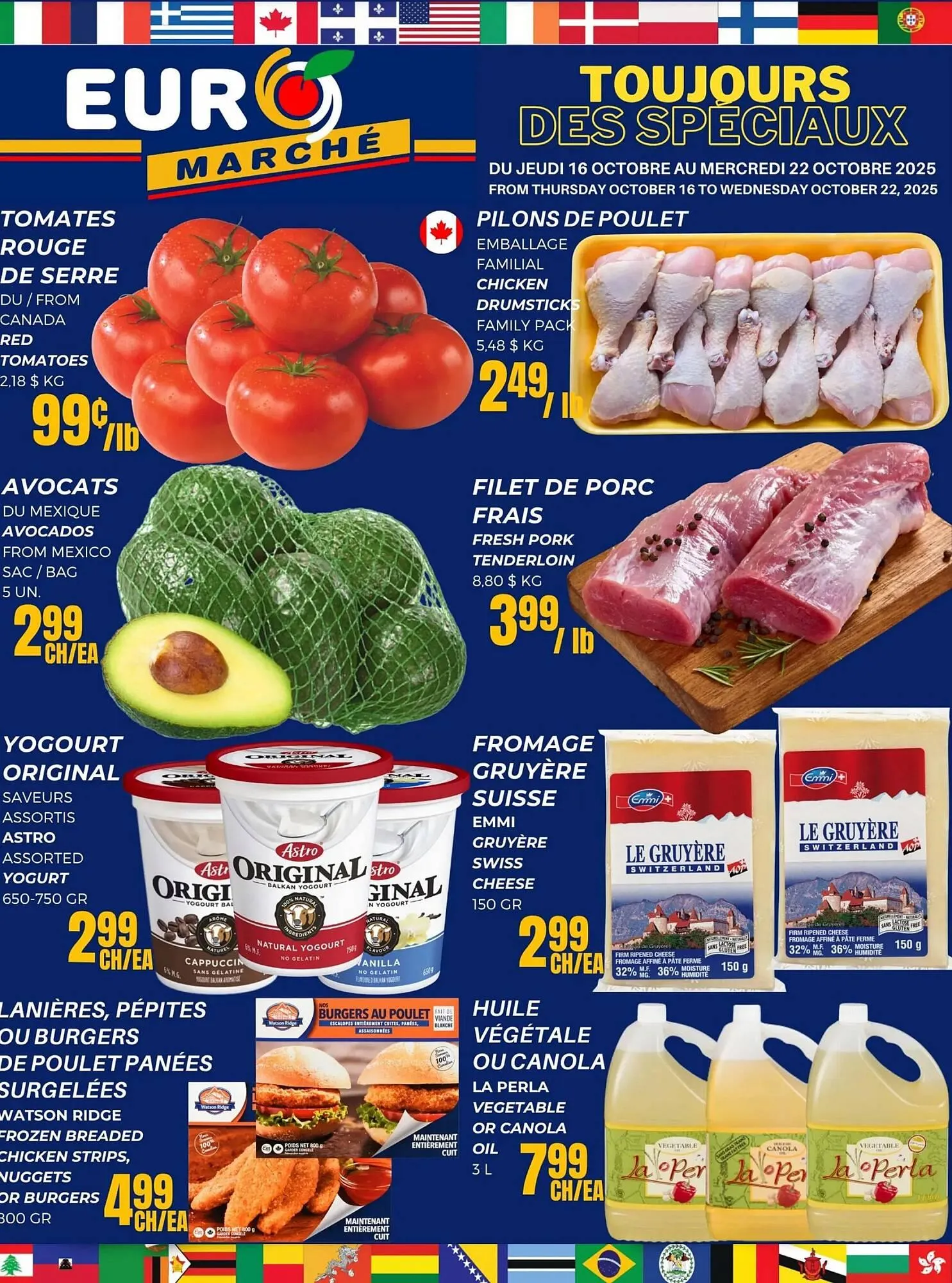 Euromarché flyer from October 16 to October 22 2025 - flyer page 1