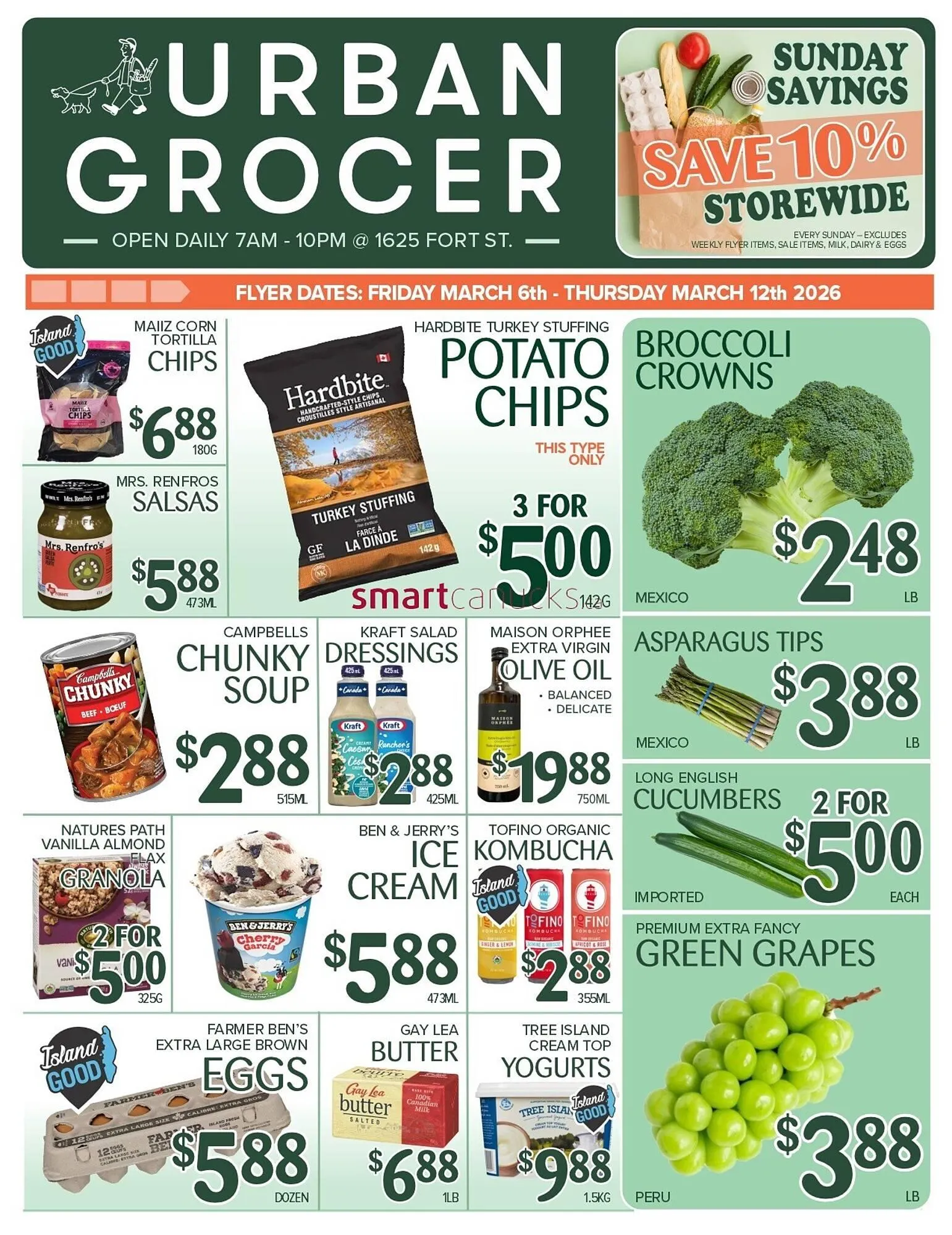 Urban Grocer flyer from March 6 to March 12 2026 - flyer page 1
