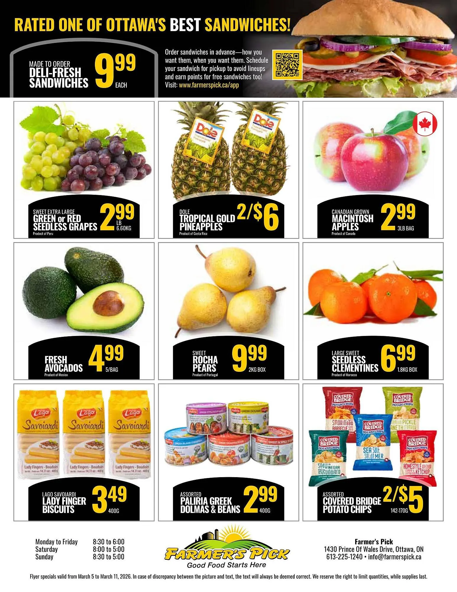 Farmer's Pick flyer from March 5 to March 11 2026 - flyer page 2