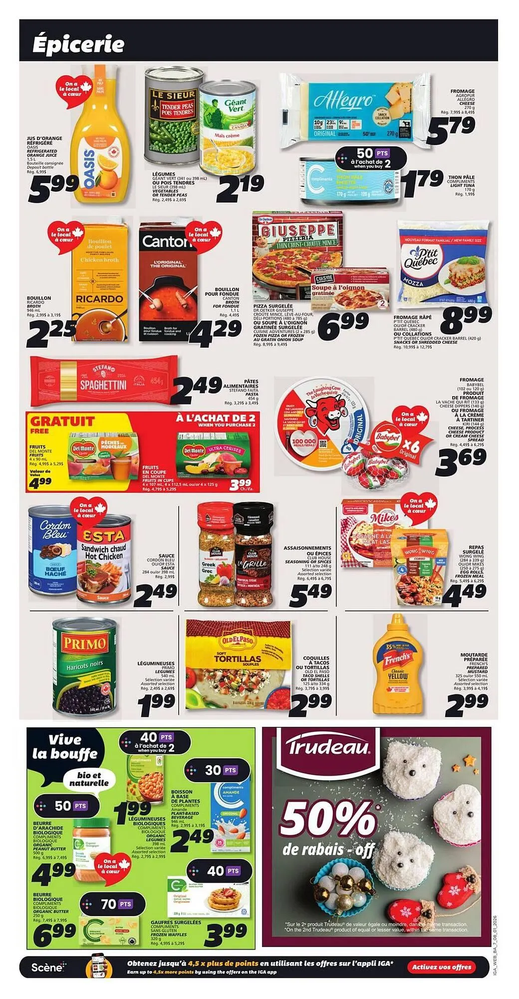 IGA flyer from January 8 to January 14 2026 - flyer page 9